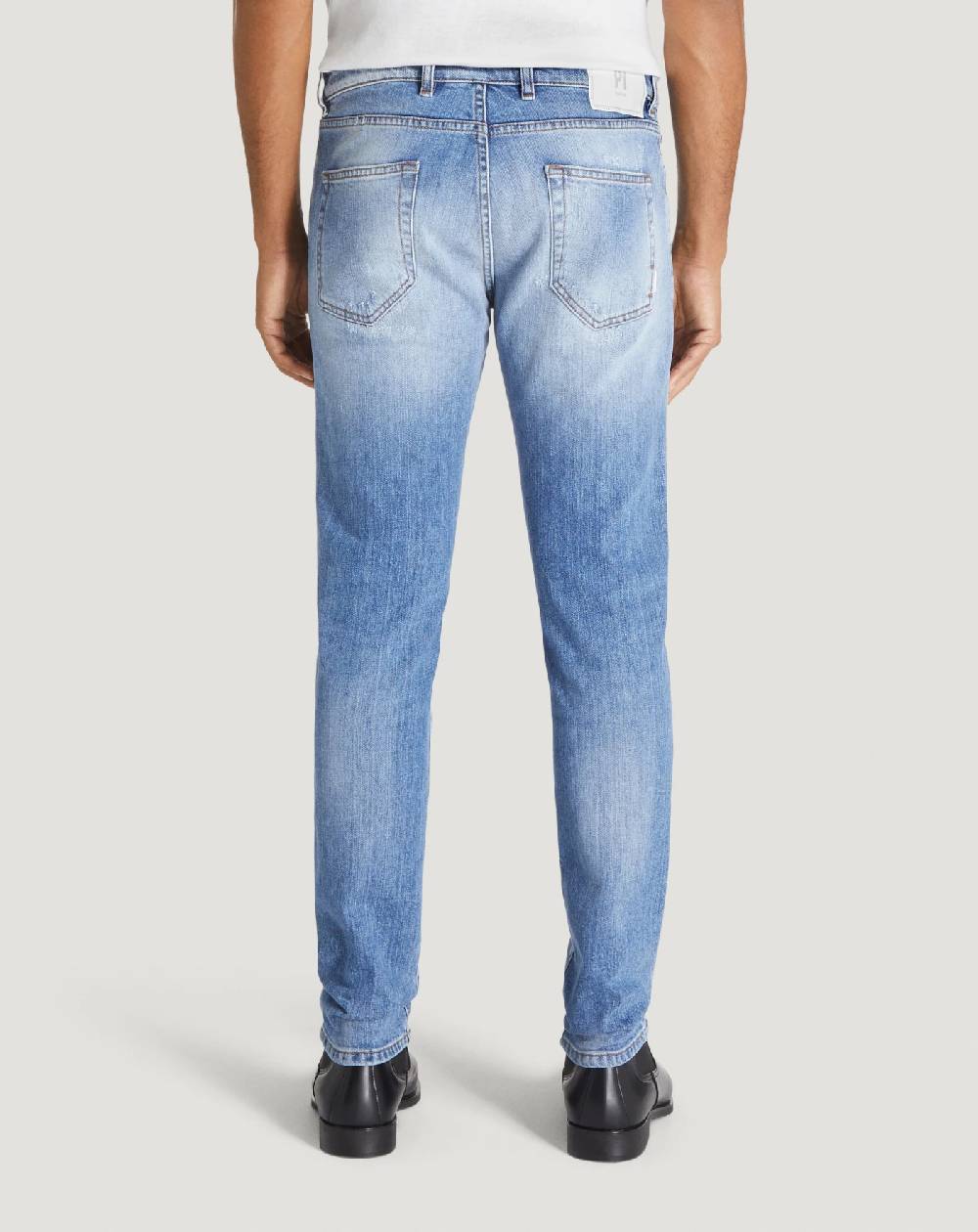 Pt Torino Jeans Rock in denim organico stretch Saldi