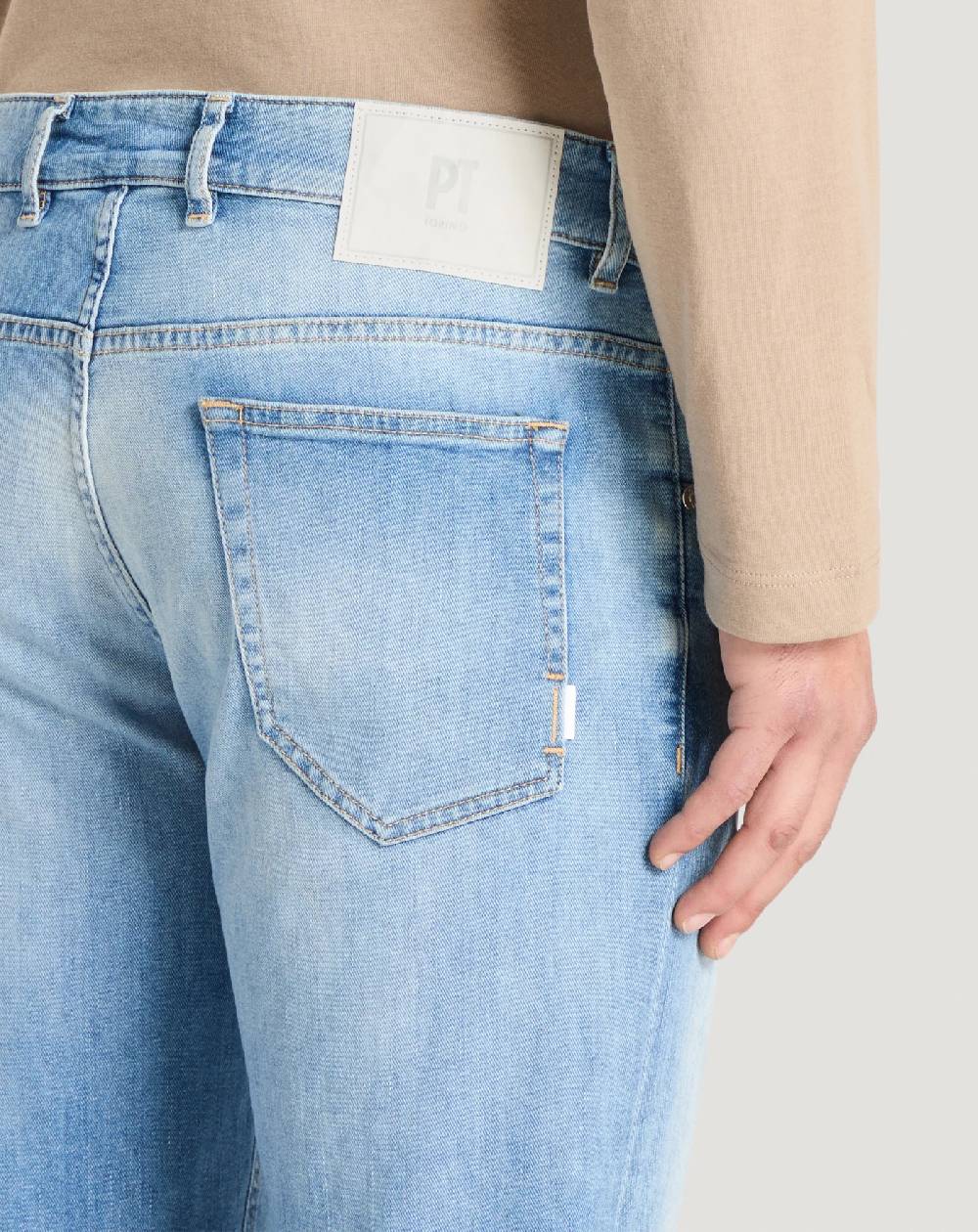 Pt Torino Jeans Reggae in denim soft touch I Più Venduti