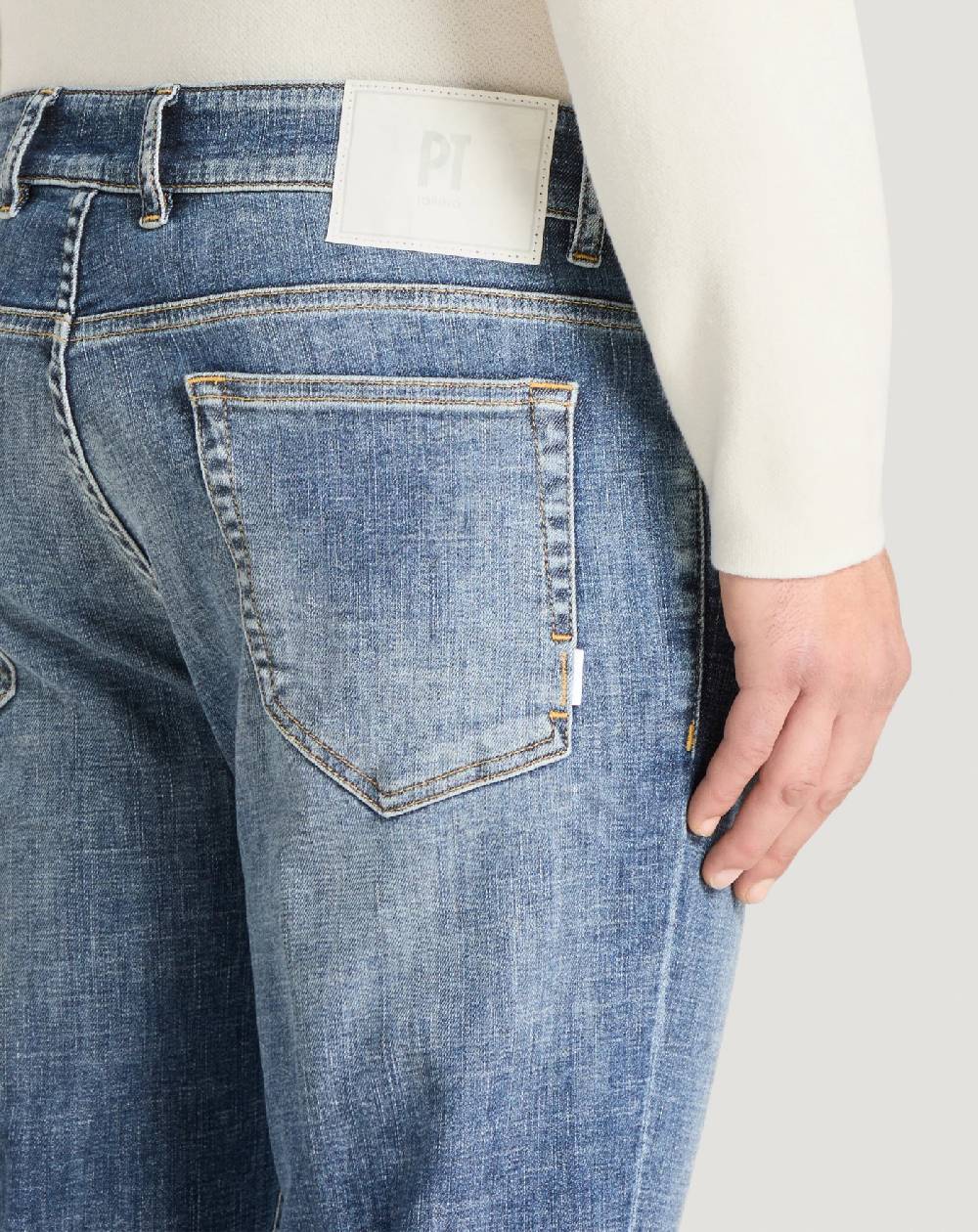 Pt Torino Jeans Reggae in denim organico stretch Negozio