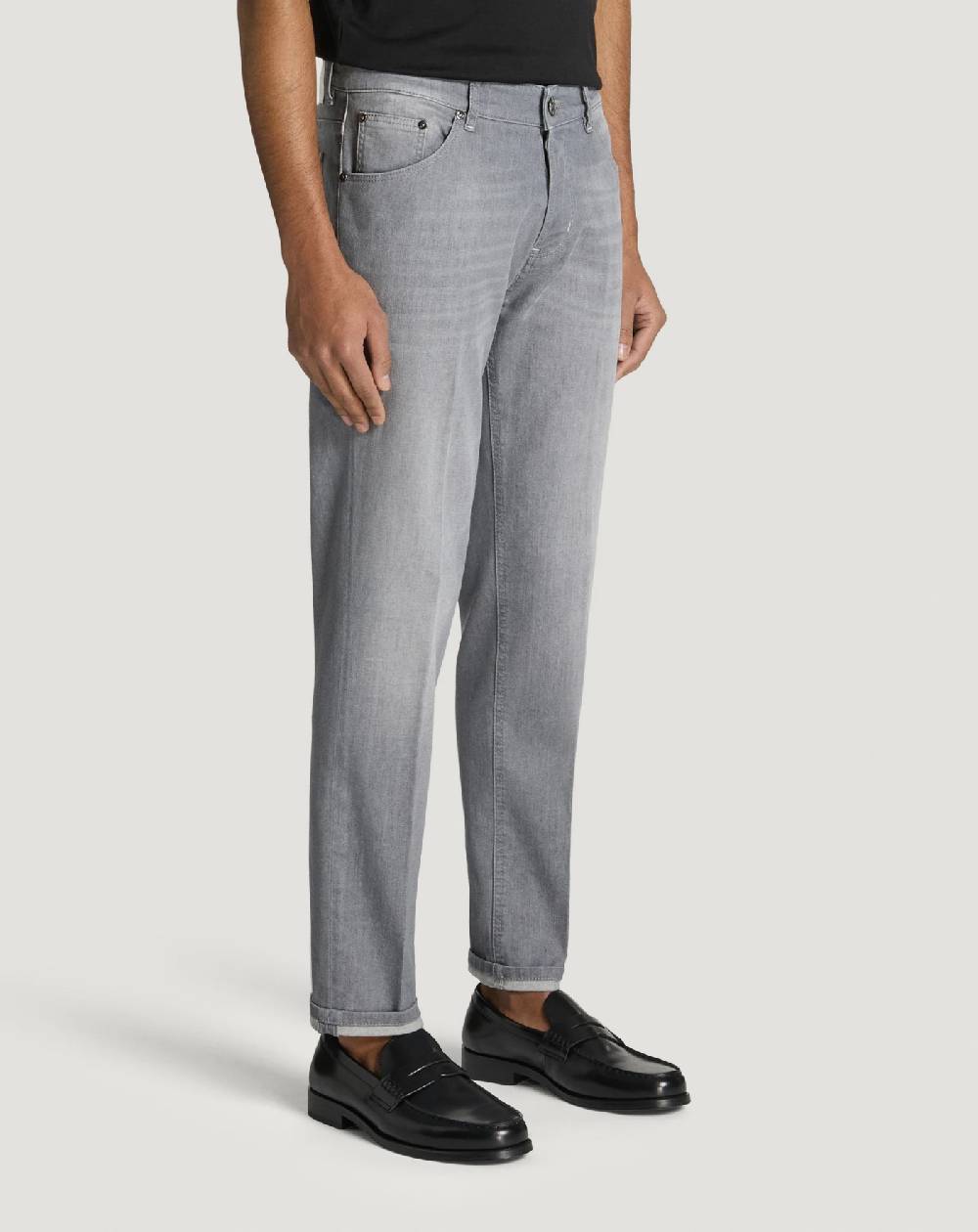 Pt Torino Jeans Reggae in light grey denim Nuova