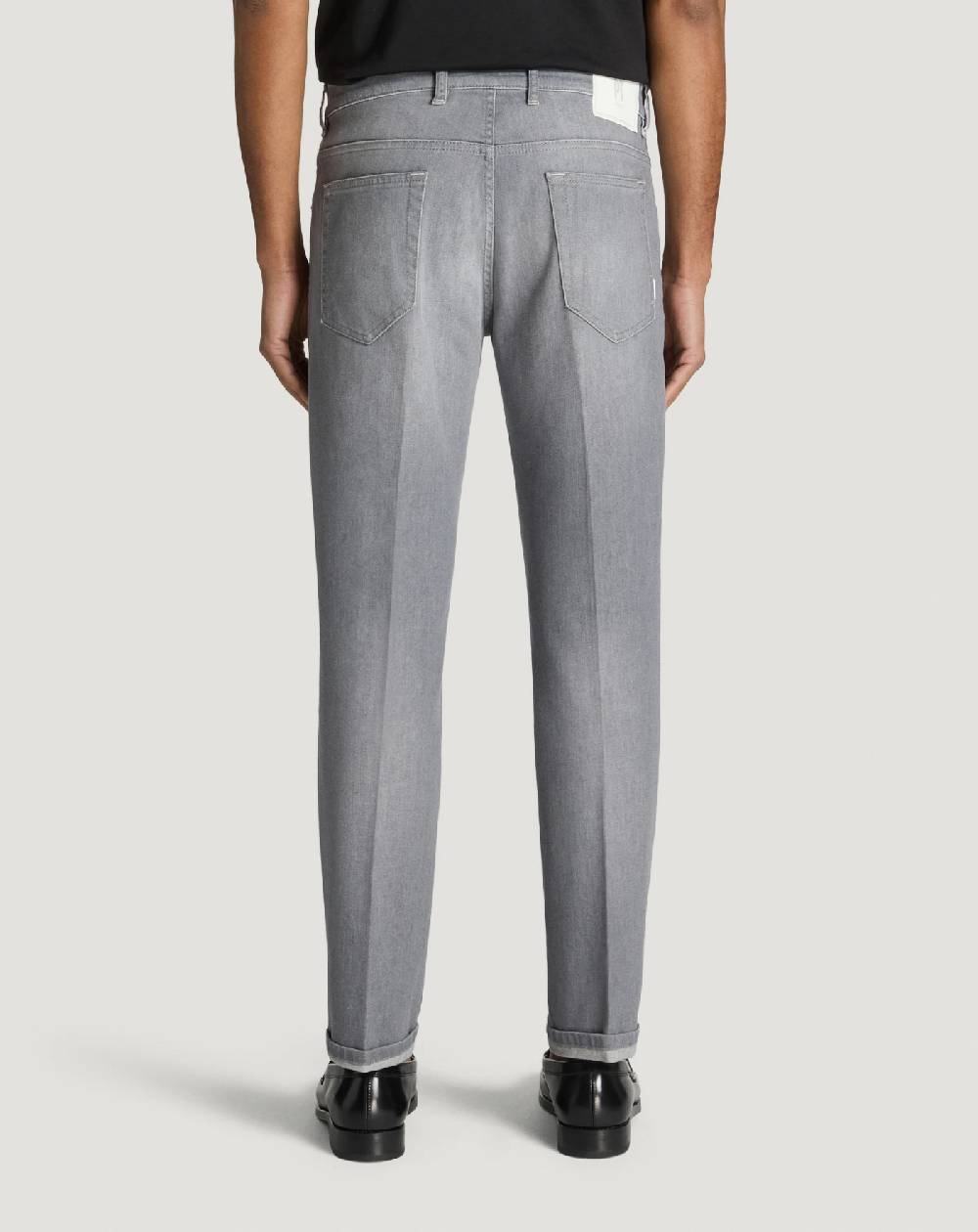 Pt Torino Jeans Reggae in light grey denim Nuova