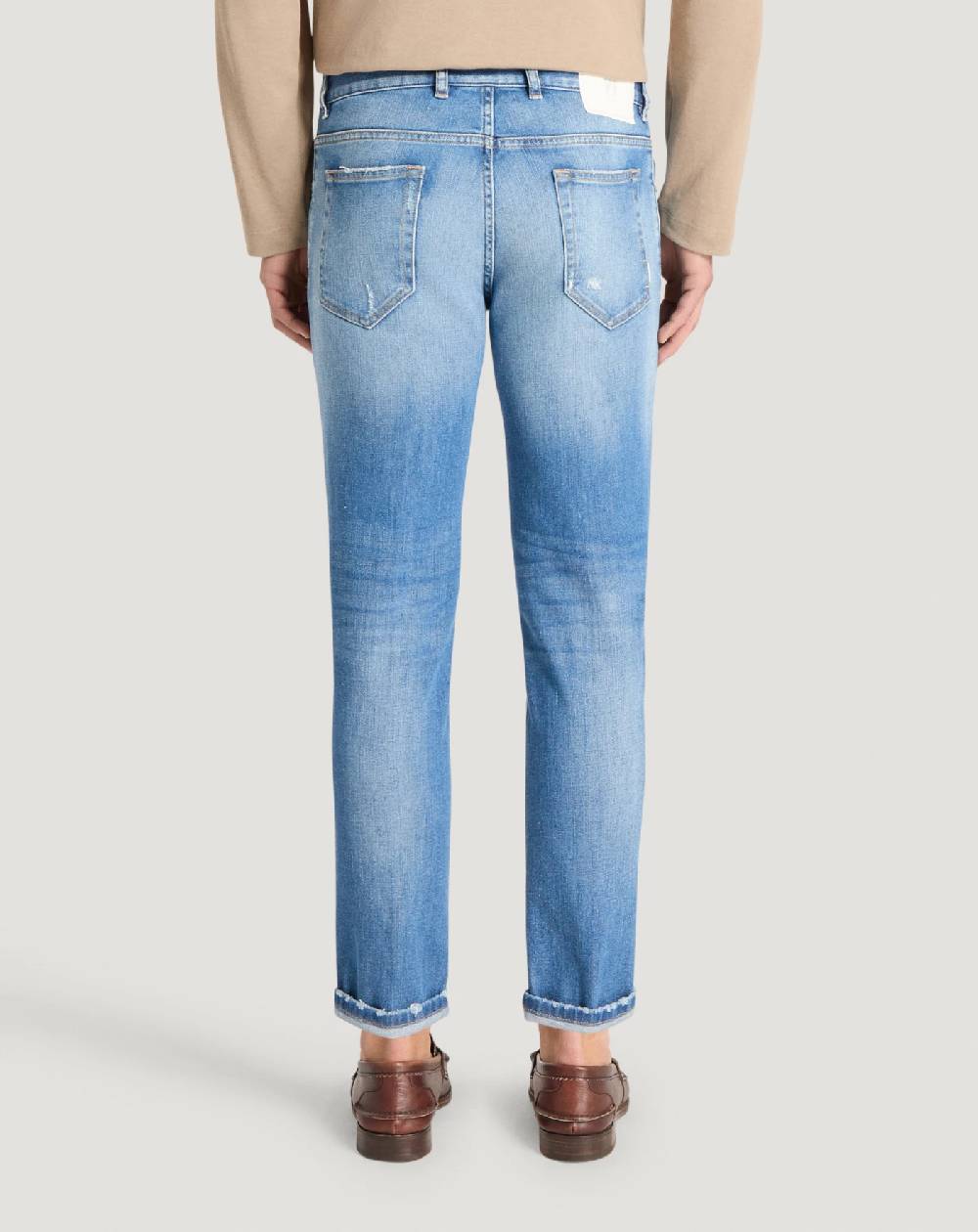 Pt Torino Jeans Reggae in denim stretch indigo Italy