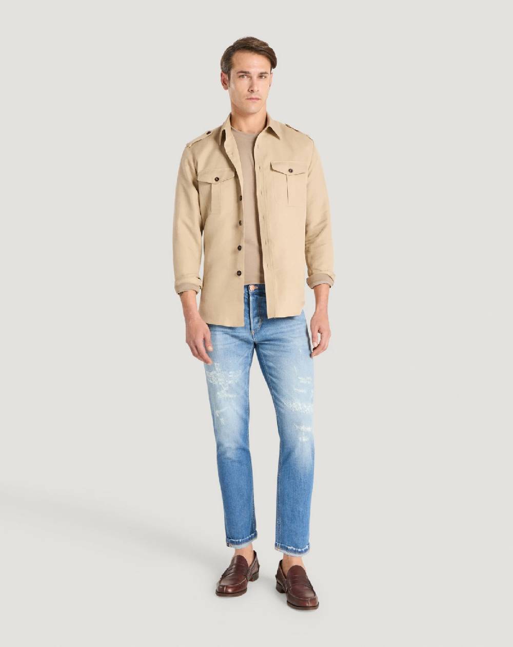 Pt Torino Jeans Reggae in denim stretch indigo Italy