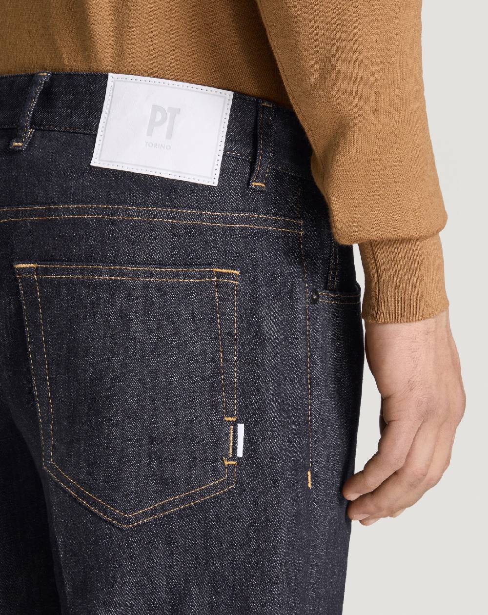 Pt Torino Jeans Reggae in stretch indigo batavia Italia