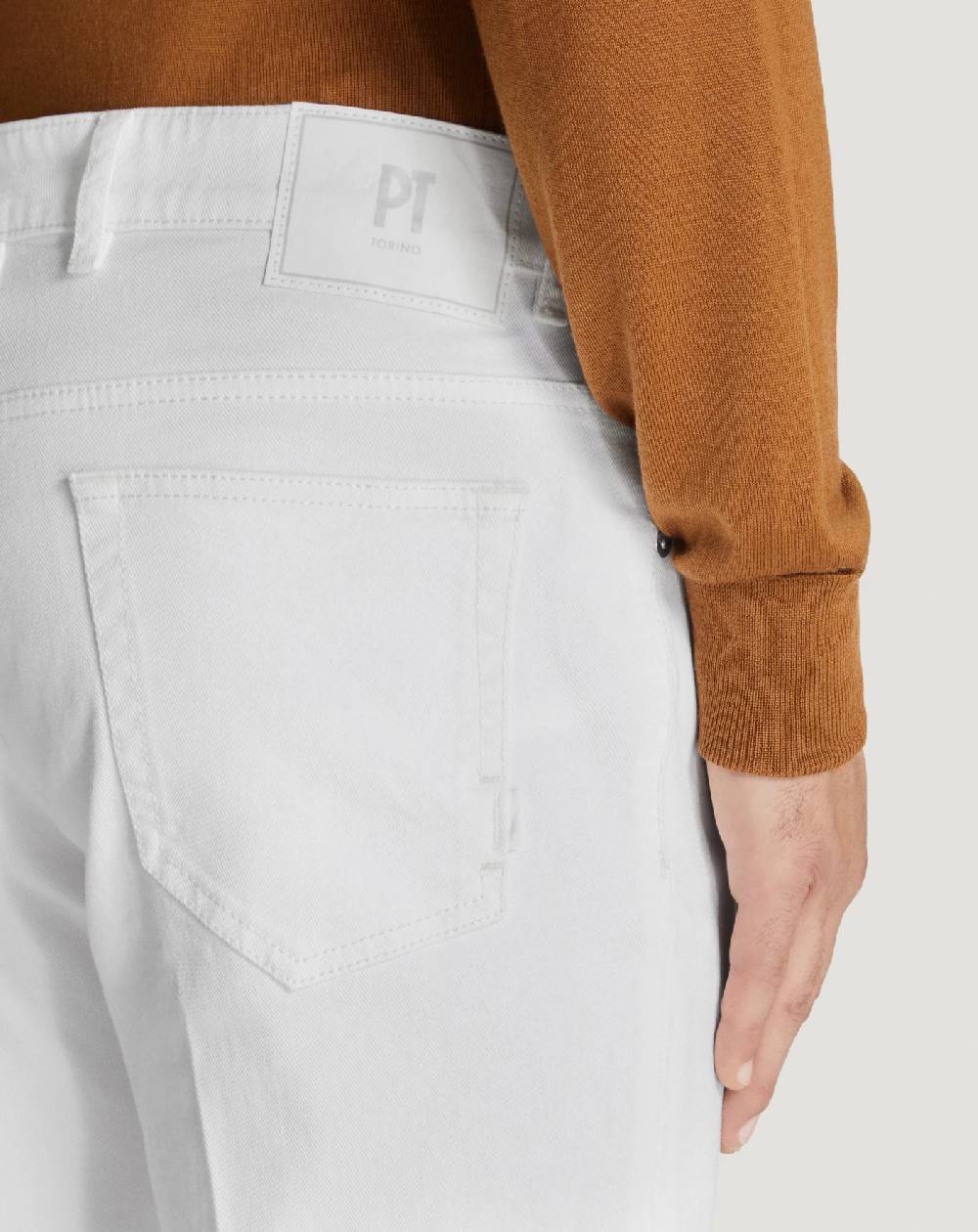 Pt Torino Jeans Reggae in denim superwhite 2025
