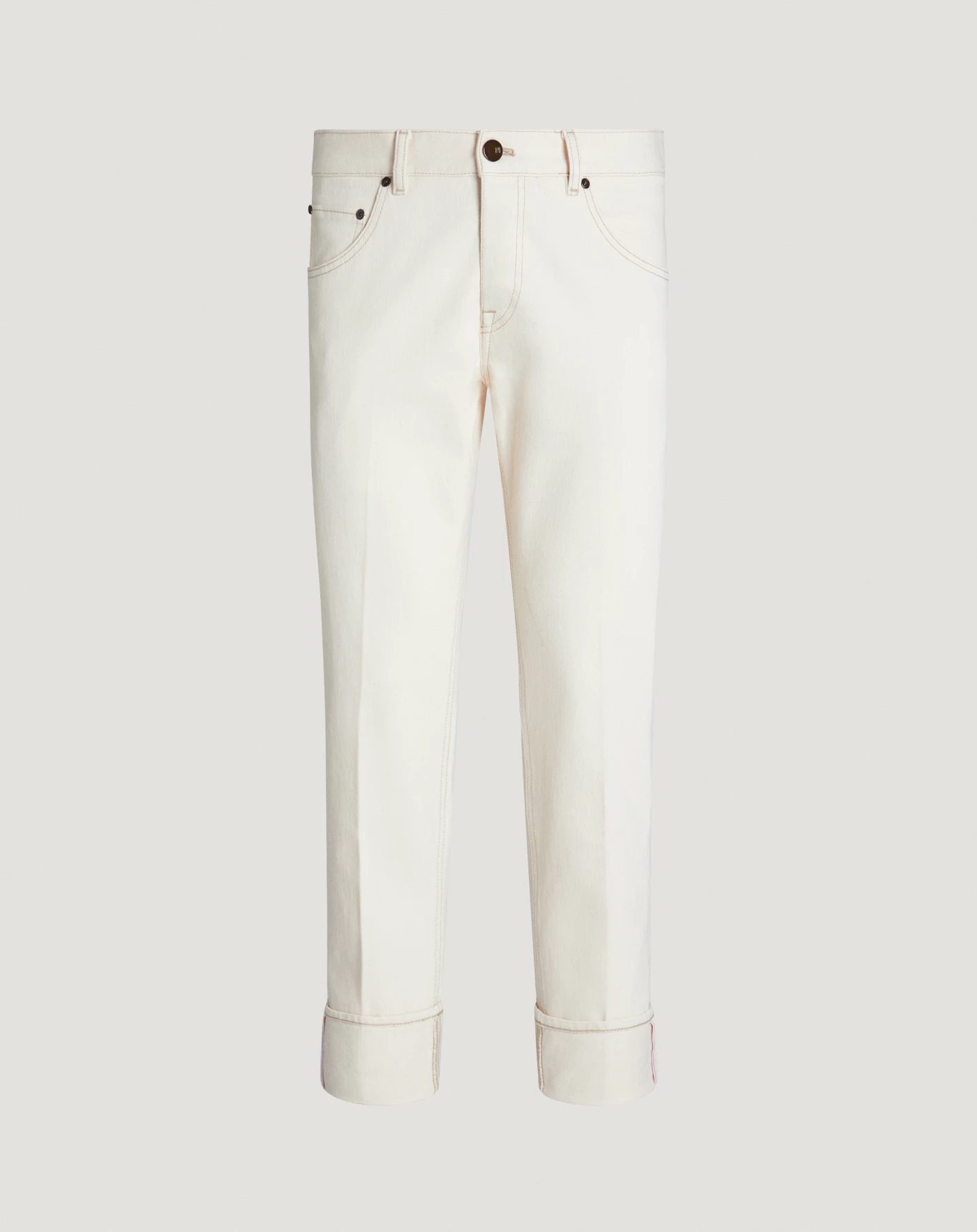 Pt Torino Jeans Dub in denim cimosato Nuovo