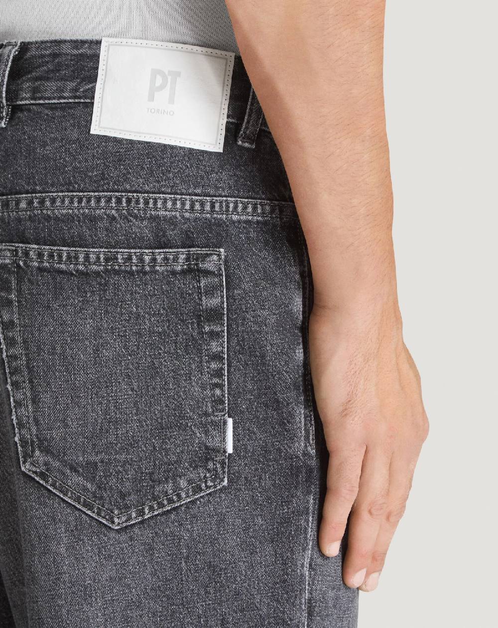 Pt Torino Jeans Rebel in denim vintage Spedizione Gratuita