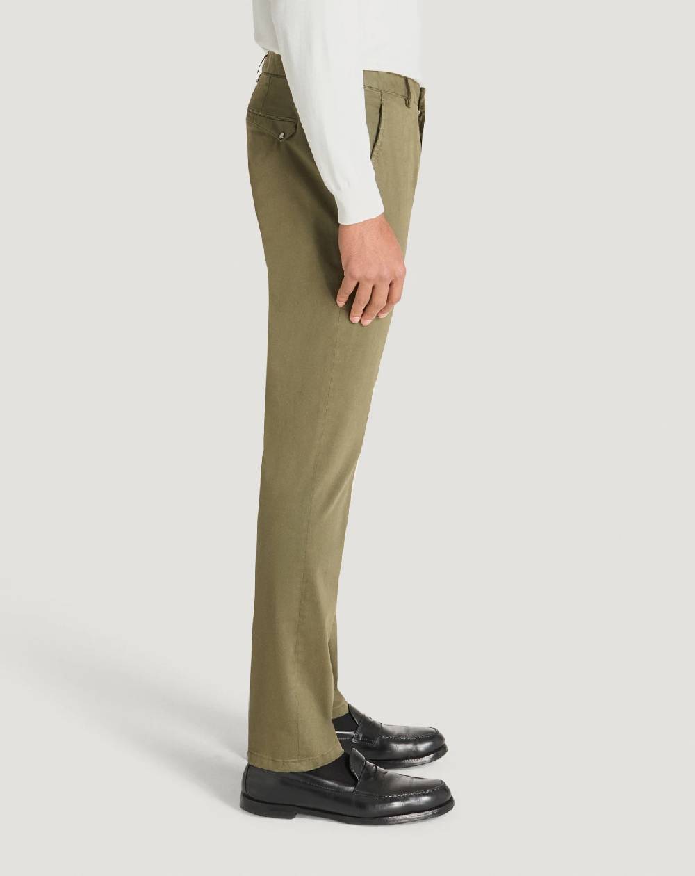 Pt Torino Pantaloni Wonder in satin stretch Pezzi Unici