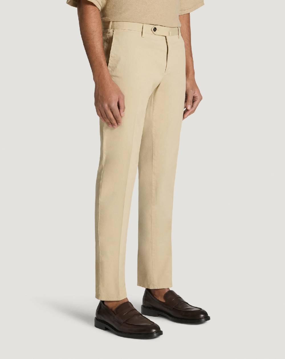 Pt Torino Pantaloni Slim in gabardina stretch Soddisfazione Garantita