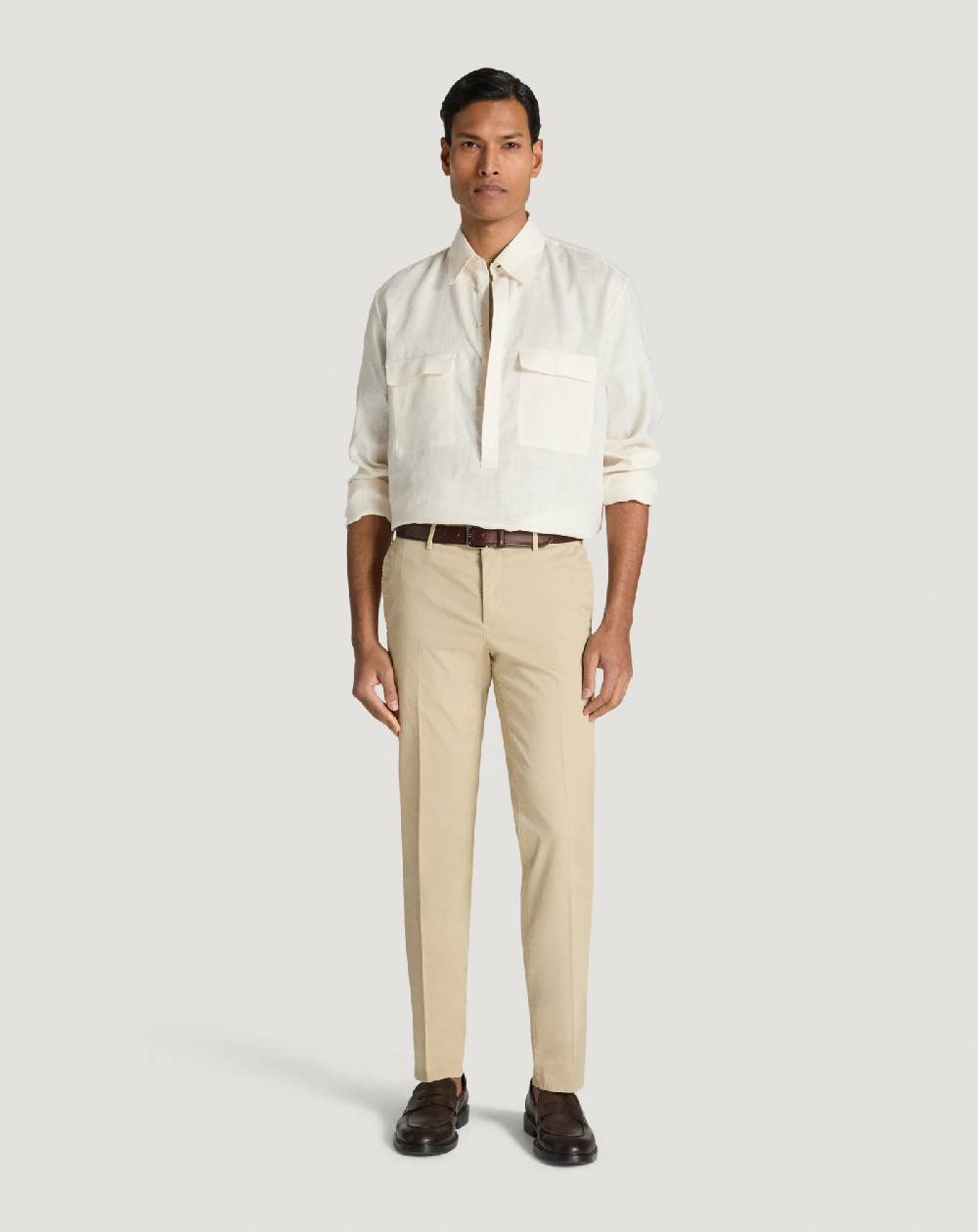 Pt Torino Pantaloni Slim in gabardina stretch Soddisfazione Garantita