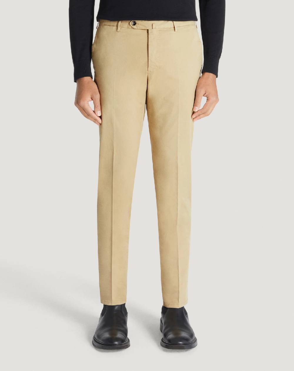 Pt Torino Pantaloni Superslim in gabardina stretch Qualità Garantita
