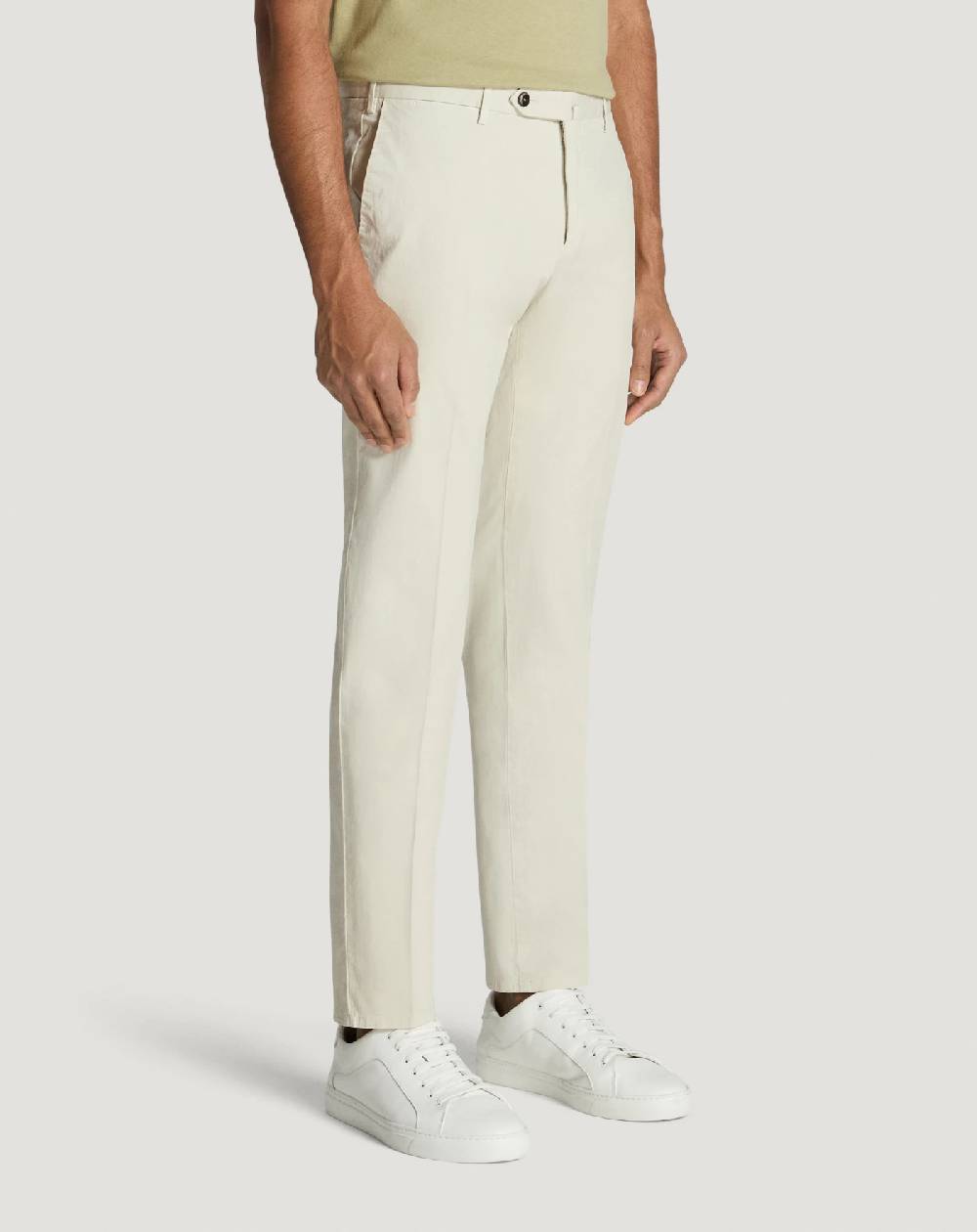 Pt Torino Pantaloni Slim in gabardina stretch Consegna Veloce