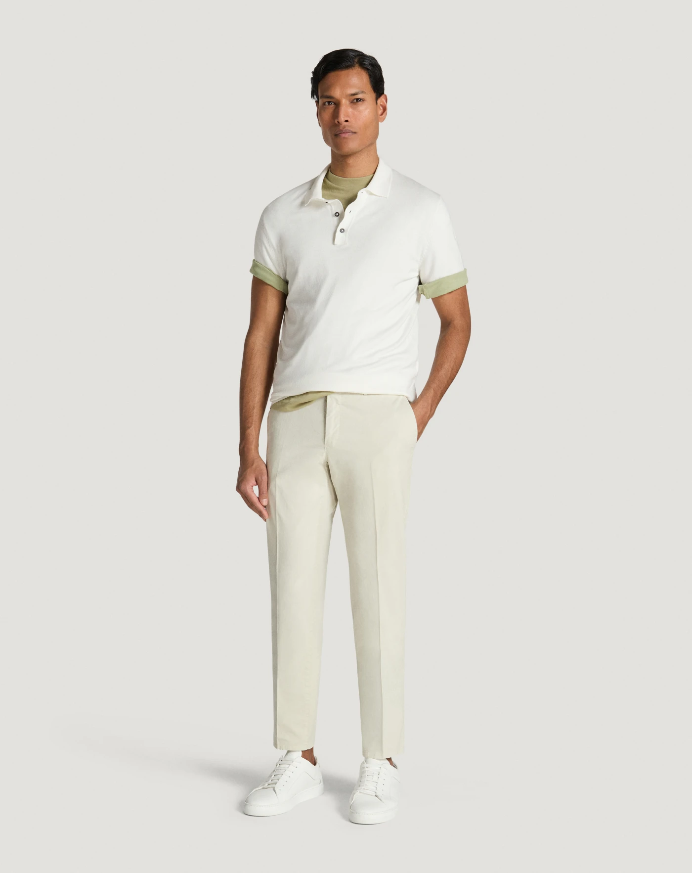 Pt Torino Pantaloni Slim in gabardina stretch Consegna Veloce