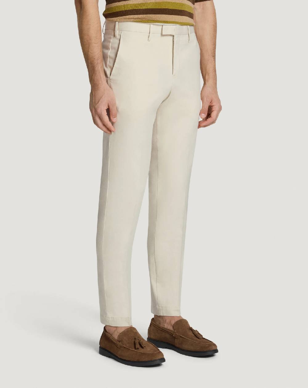 Pt Torino Pantaloni Master in cotone stretch délavé Fino Al -60%
