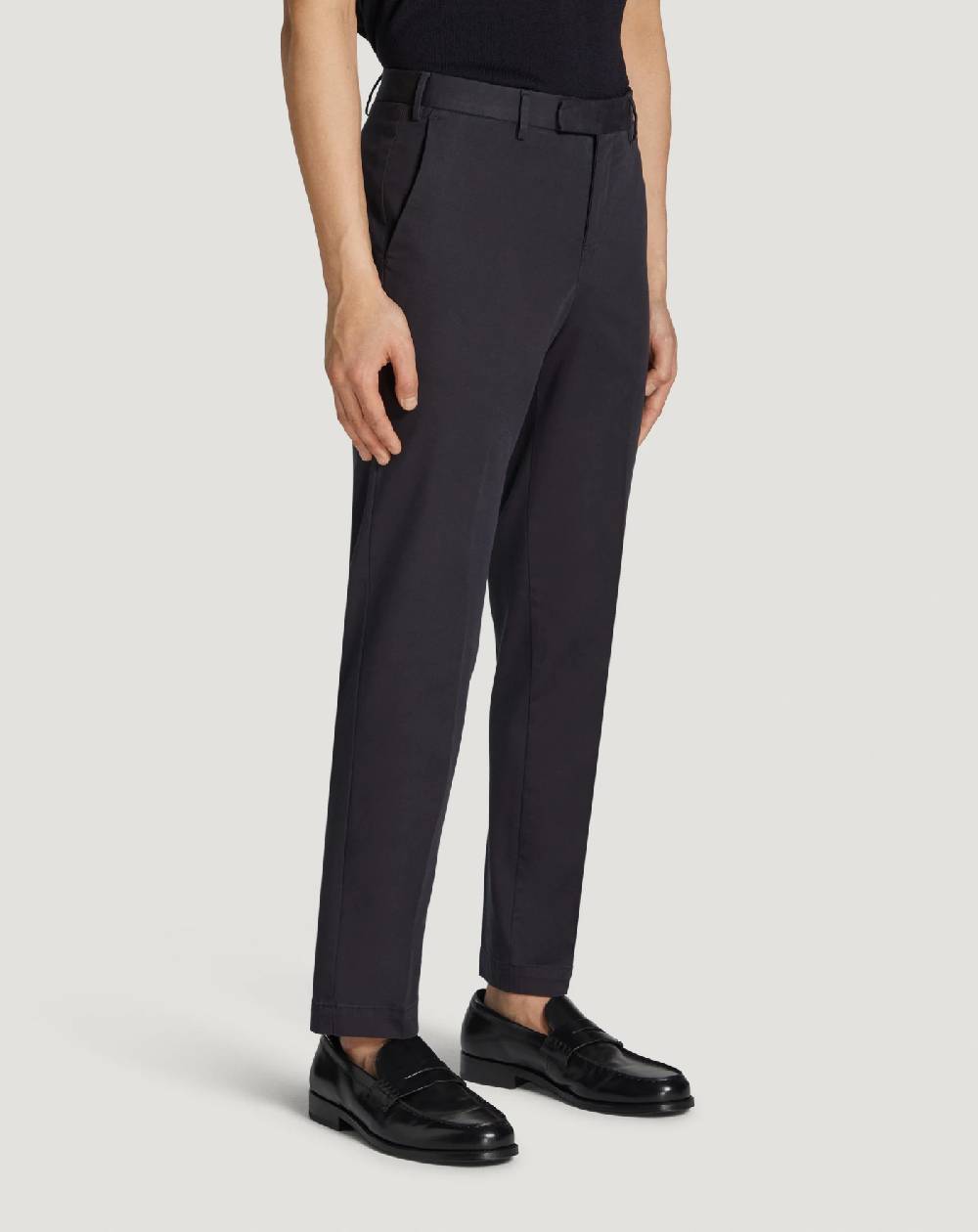 Pt Torino Pantaloni Master in cotone stretch délavé Offerta