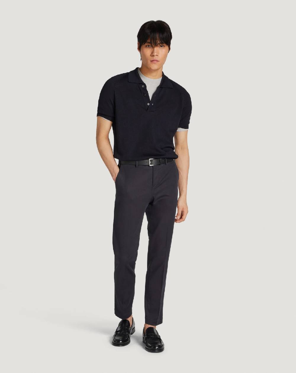 Pt Torino Pantaloni Master in cotone stretch délavé Offerta