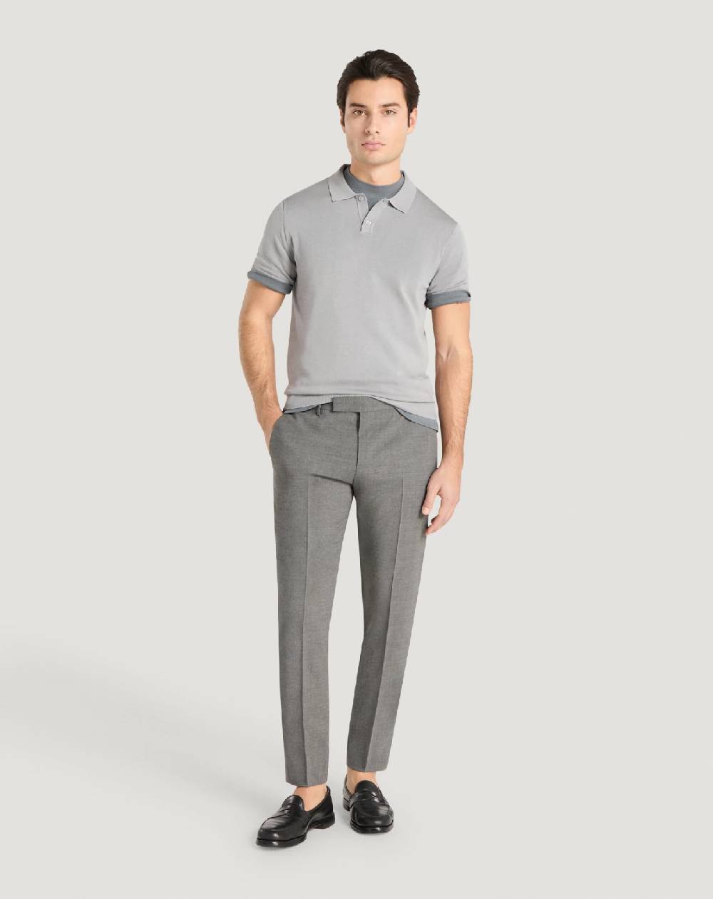 Pt Torino Pantaloni Dieci in lana tropical In Vendita
