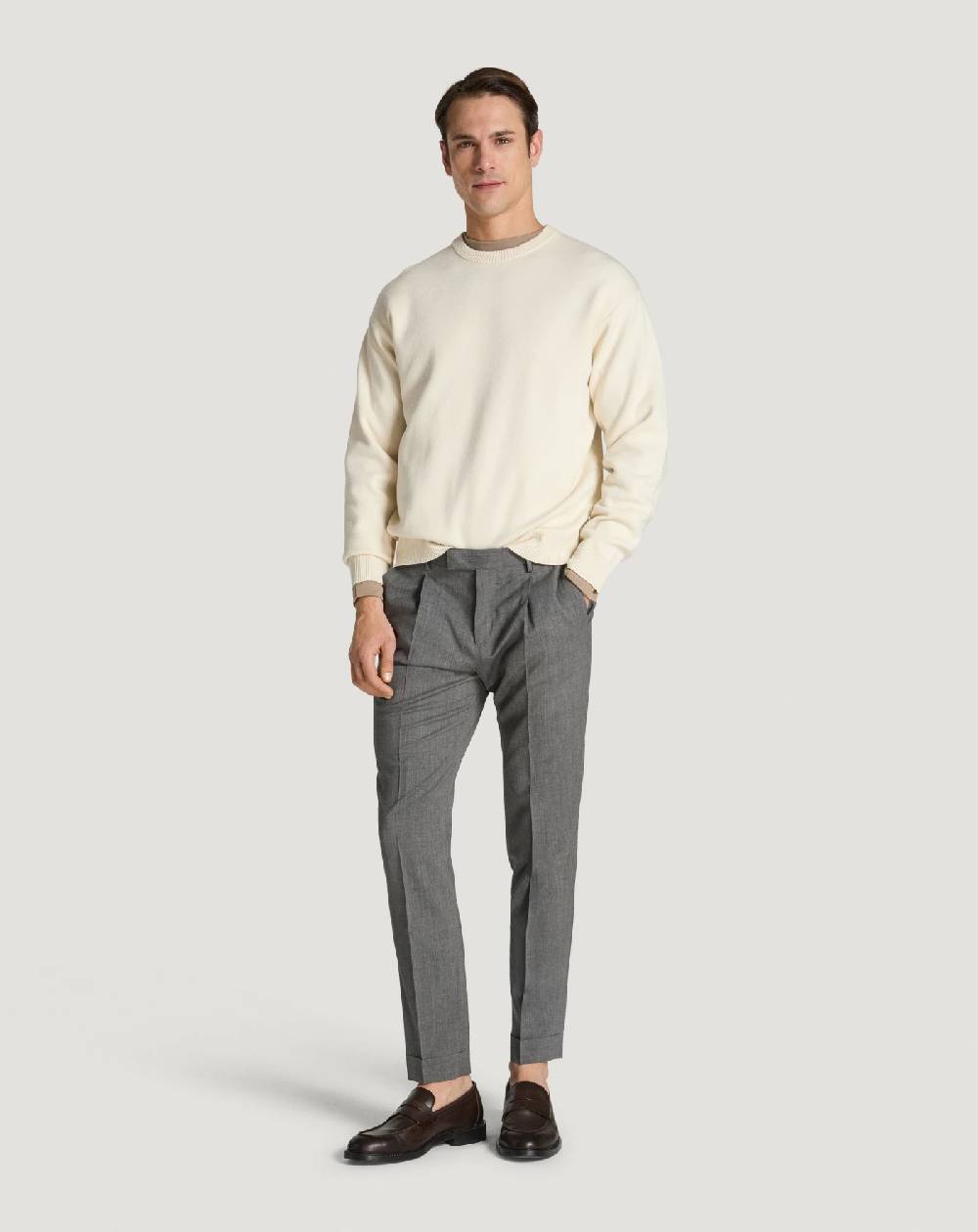 Pt Torino Pantaloni Master in lana four season Saldi