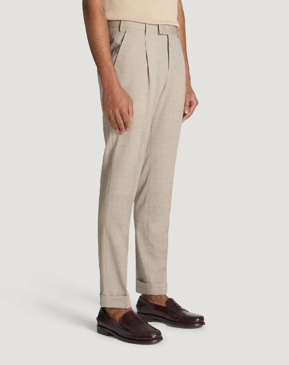 Pt Torino Pantaloni Master in lana four season Vendita Calda