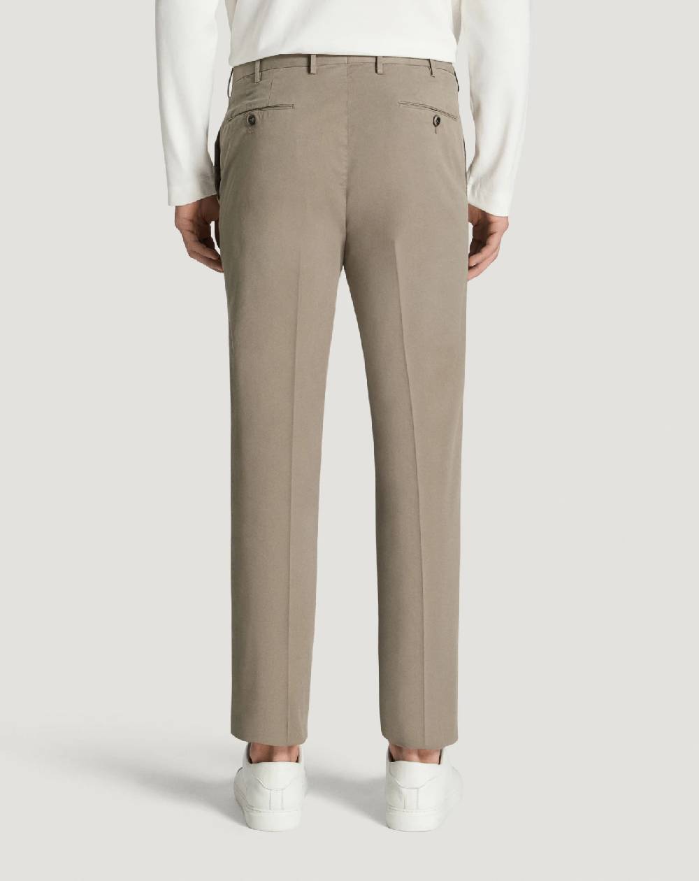 Pt Torino Pantaloni Slim in gabardina stretch Saldi Di Fabbrica
