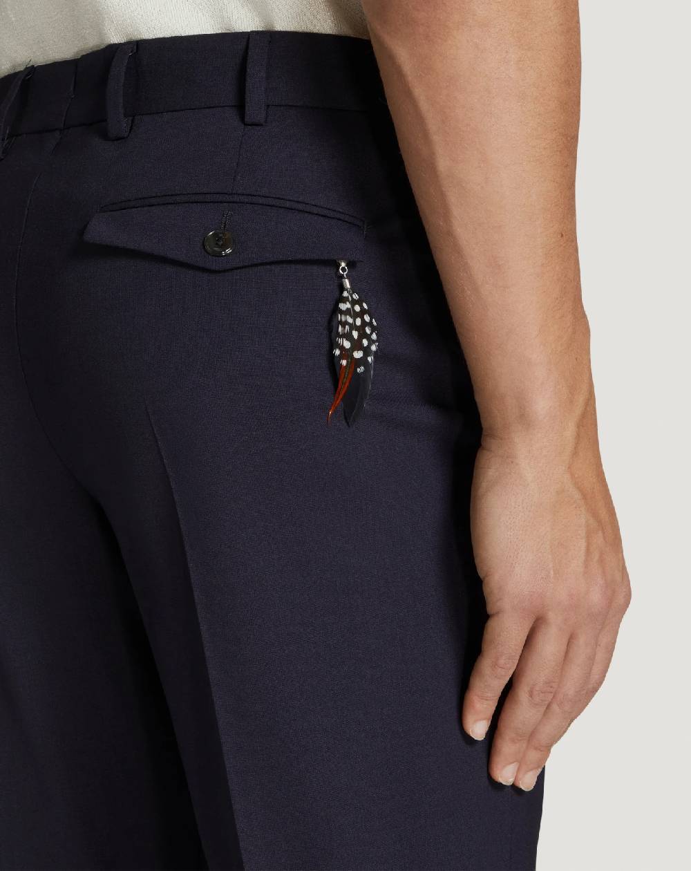 Pt Torino Pantaloni Rebel in lana tropical In Saldo