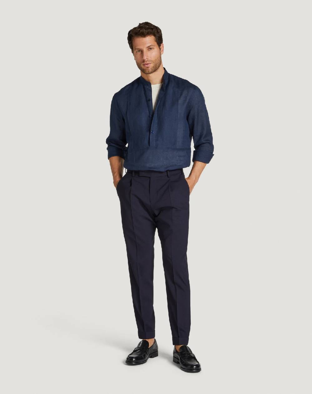 Pt Torino Pantaloni Rebel in lana tropical In Saldo