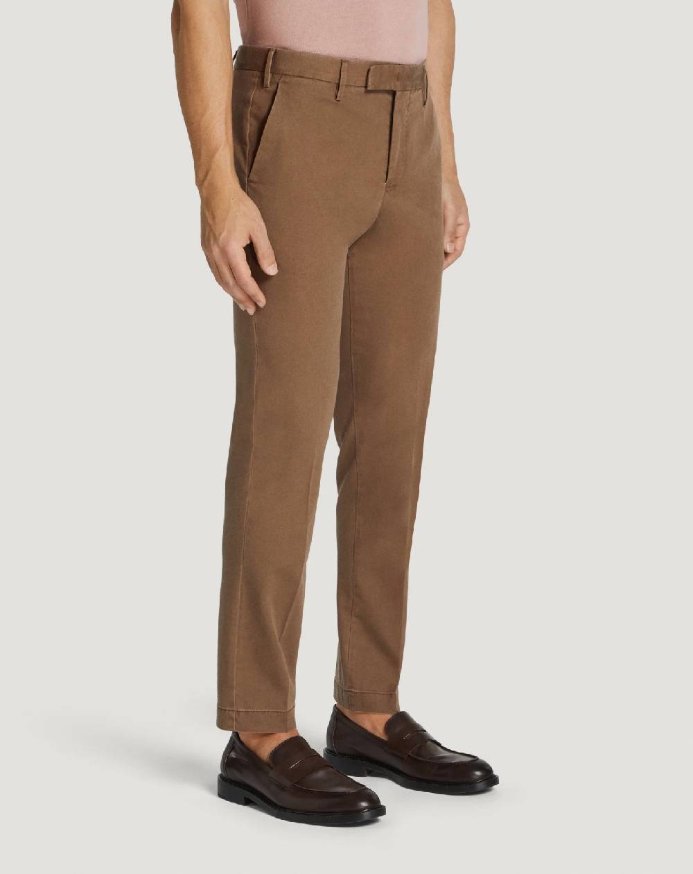 Pt Torino Pantaloni Master in cotone stretch délavé Pezzi Unici