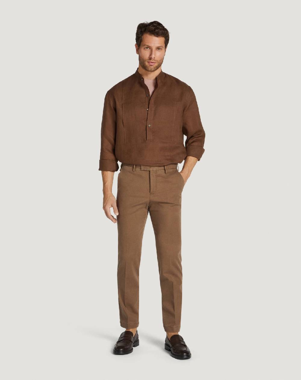 Pt Torino Pantaloni Master in cotone stretch délavé Pezzi Unici