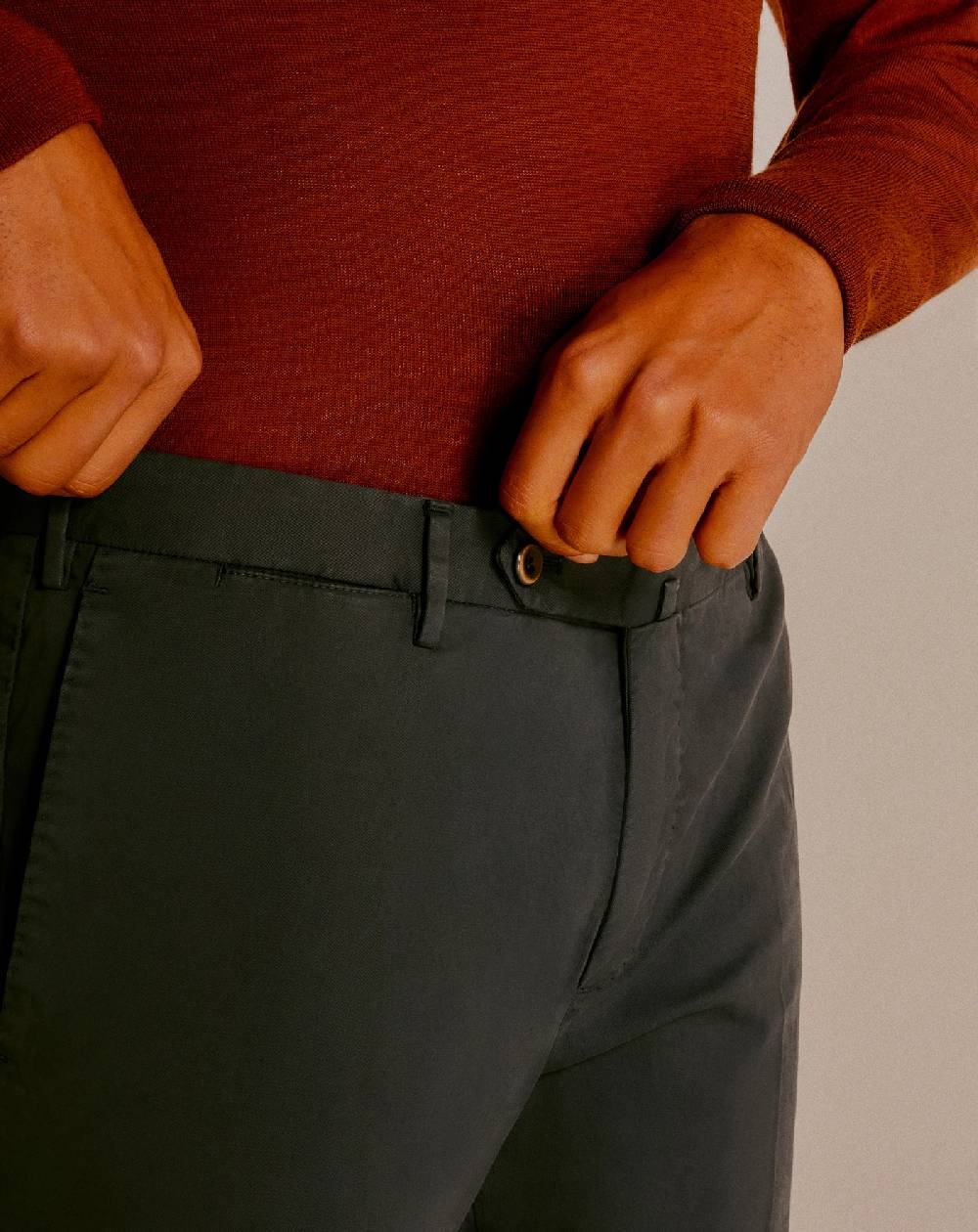 Pt Torino Pantaloni Superslim in gabardina stretch Qualità Garantita