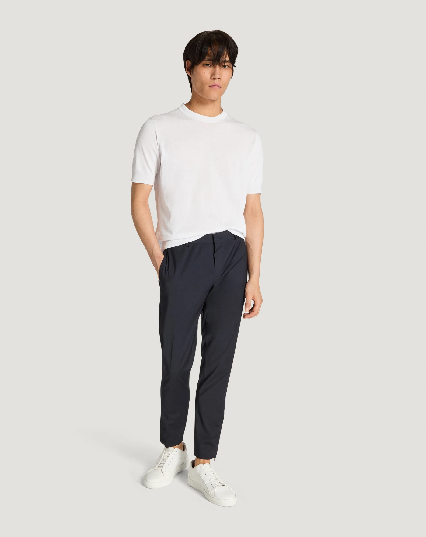 Pt Torino Pantaloni Epsilon Zip in lana active Shopping Online