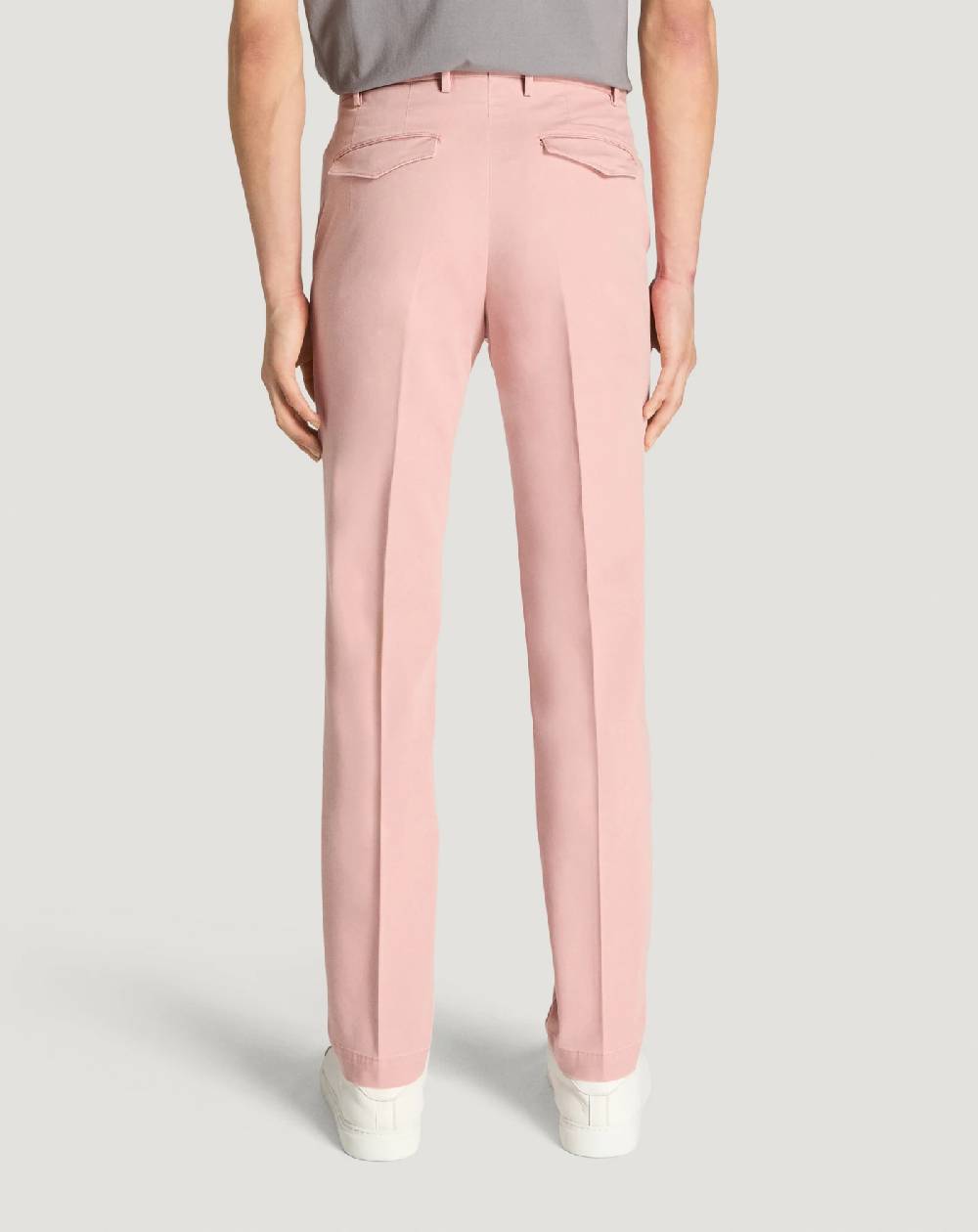 Pt Torino Pantaloni Master in cotone stretch délavé Sottocosto