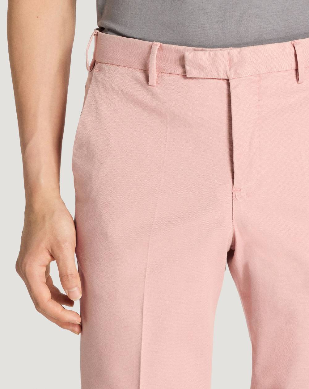Pt Torino Pantaloni Master in cotone stretch délavé Sottocosto