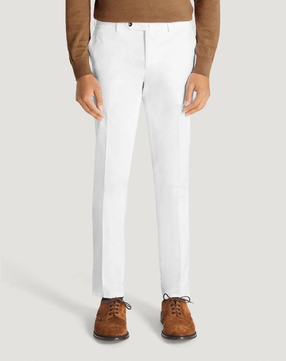 Pt Torino Pantaloni Superslim in gabardina stretch Economico