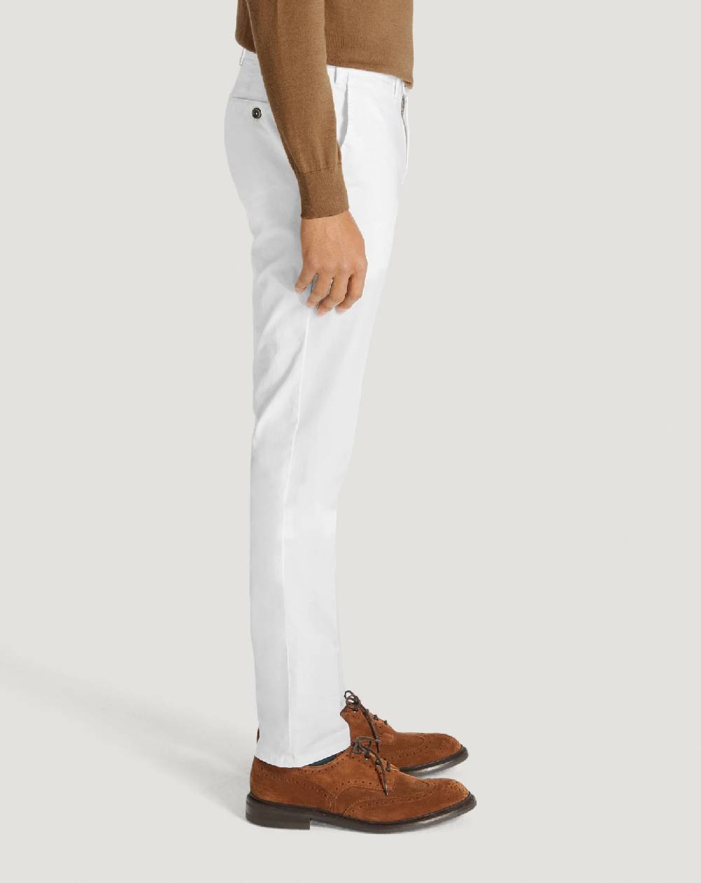 Pt Torino Pantaloni Superslim in gabardina stretch Economico