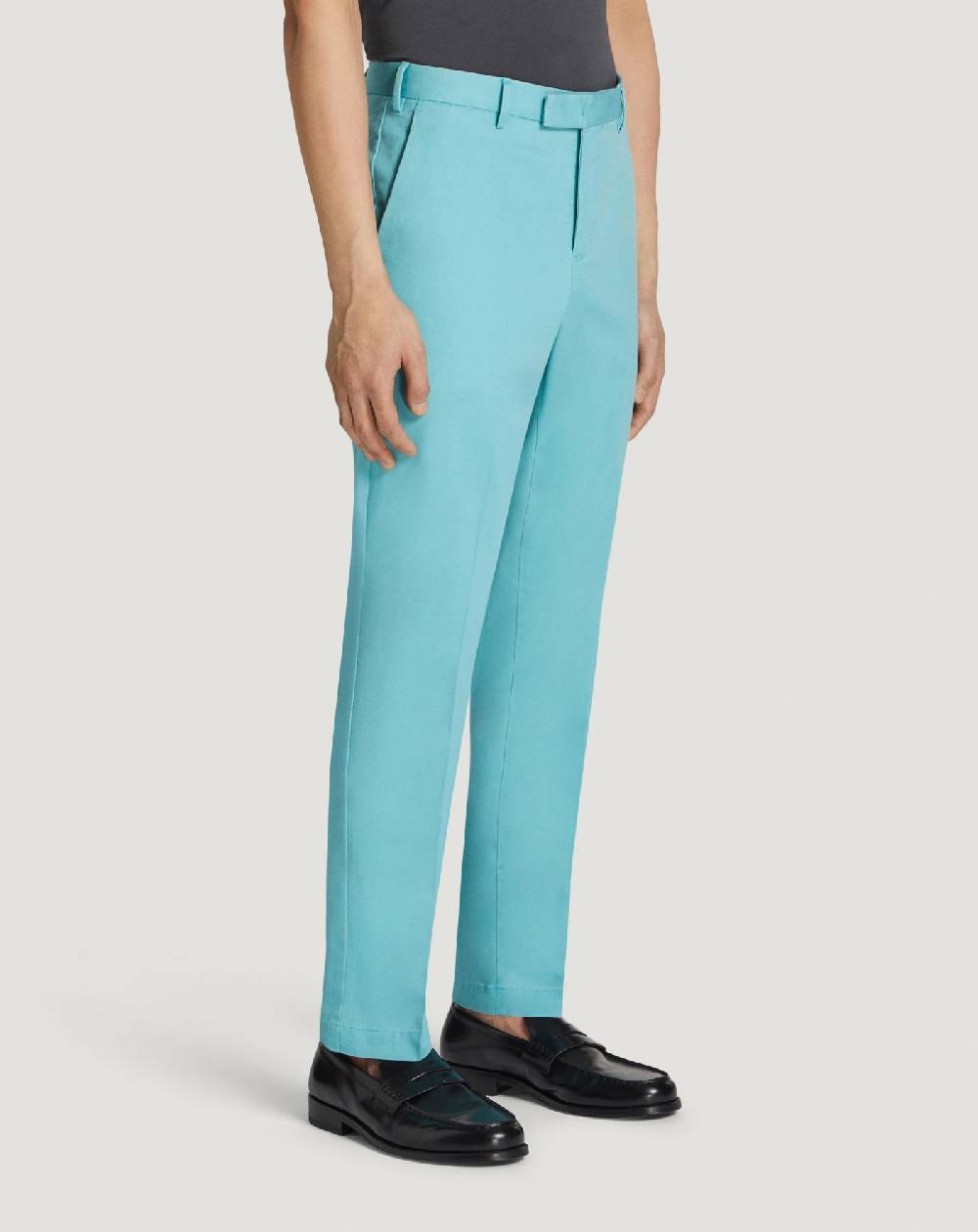 Pt Torino Pantaloni Master in cotone stretch délavé In Vendita