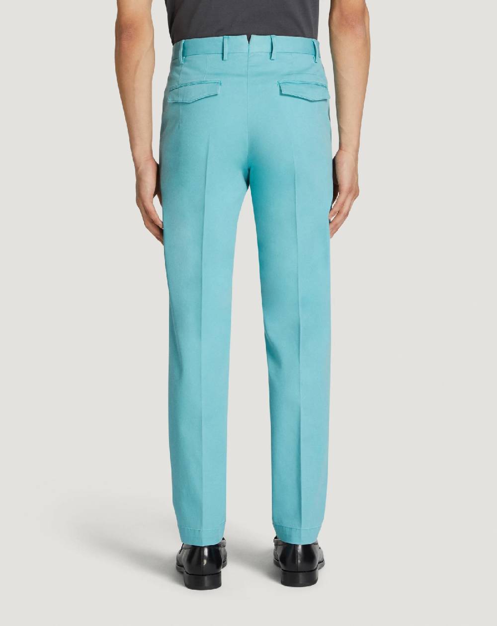 Pt Torino Pantaloni Master in cotone stretch délavé In Vendita