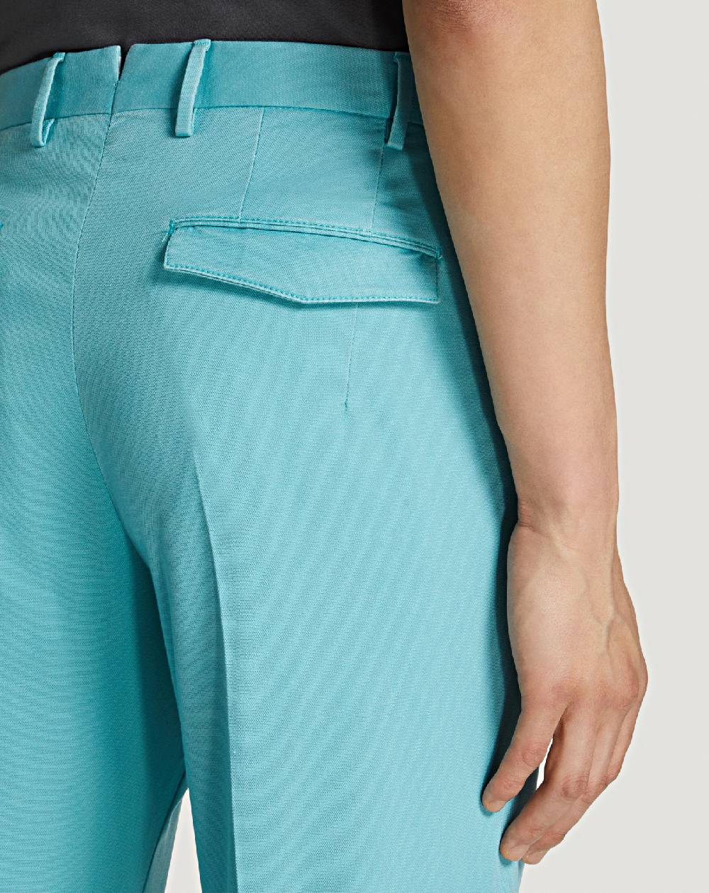 Pt Torino Pantaloni Master in cotone stretch délavé In Vendita
