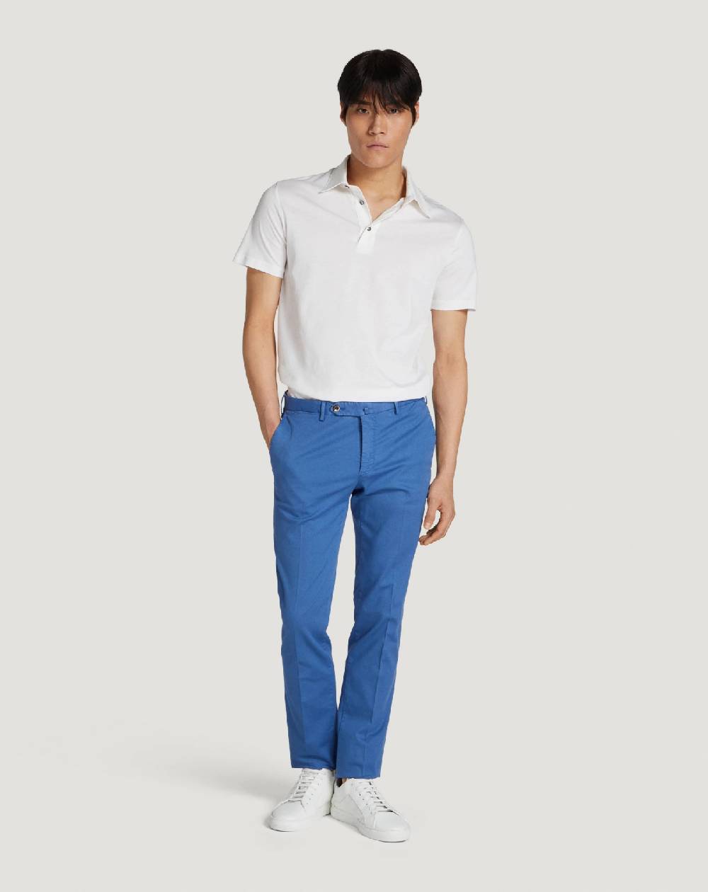 Pt Torino Pantaloni Superslim in tricotina stretch Saldi