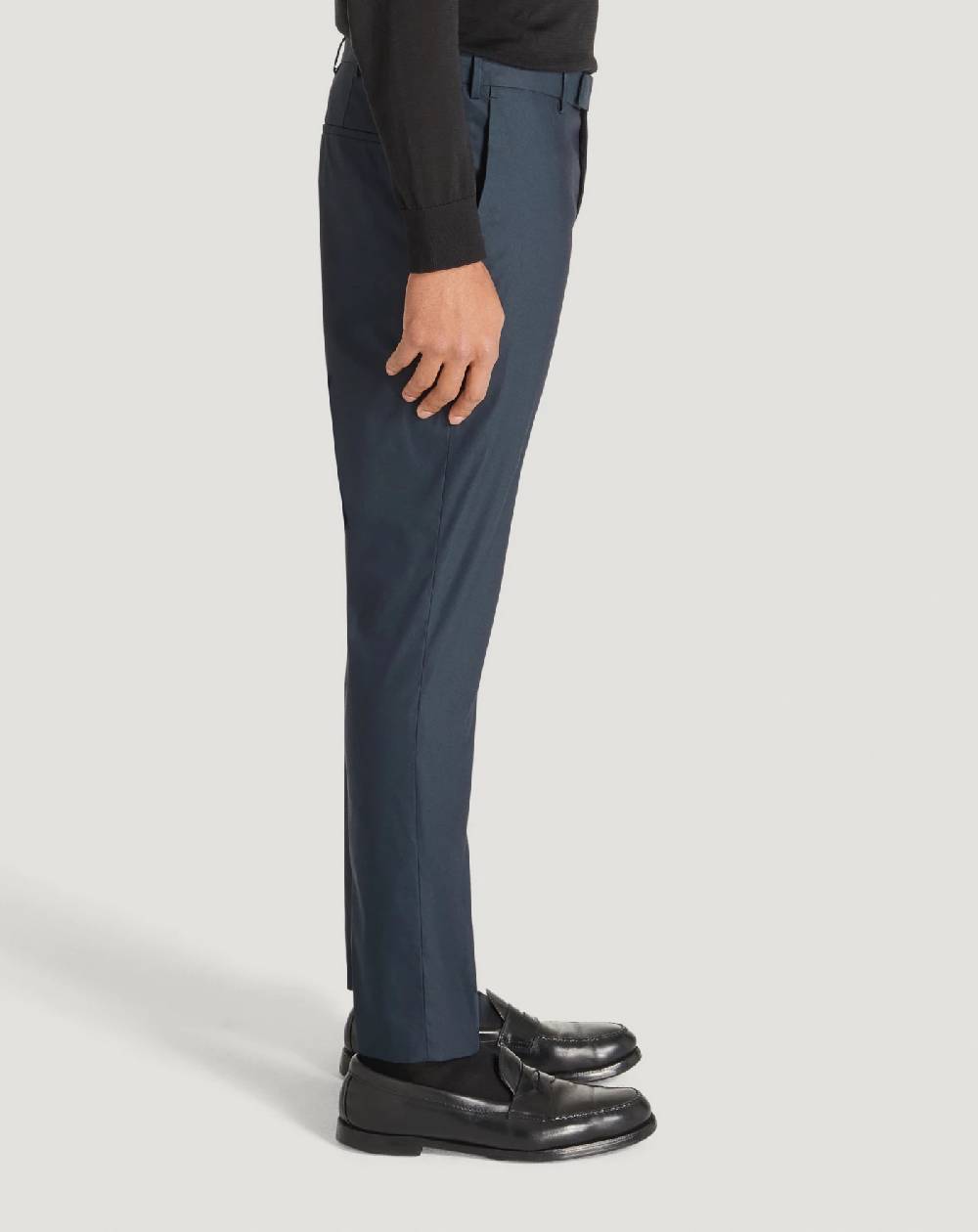 Pt Torino Pantaloni Dieci in gabardina stretch Vendita Economica