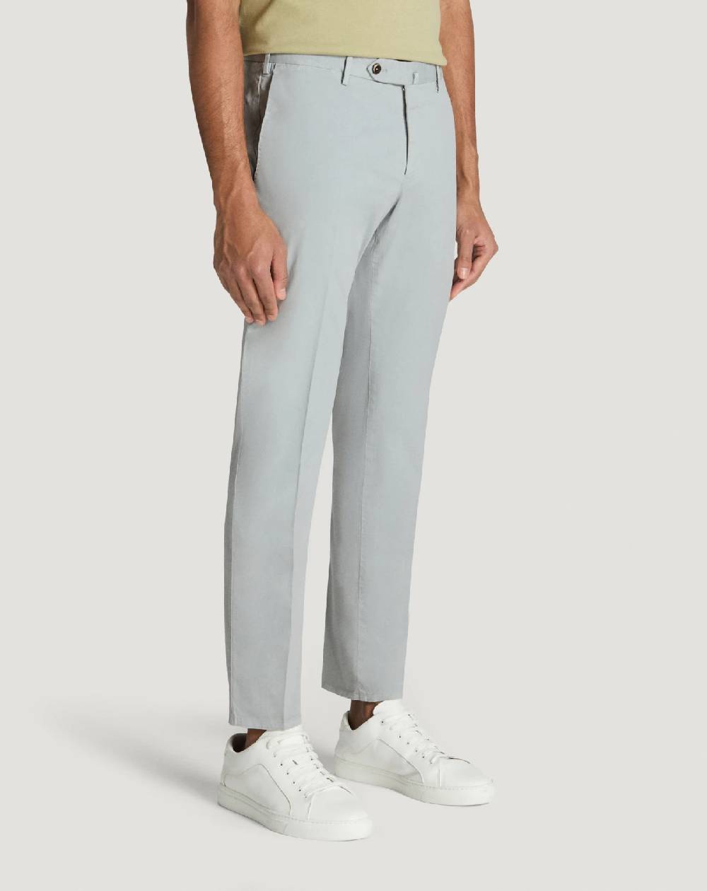 Pt Torino Pantaloni Slim in gabardina stretch In Linea
