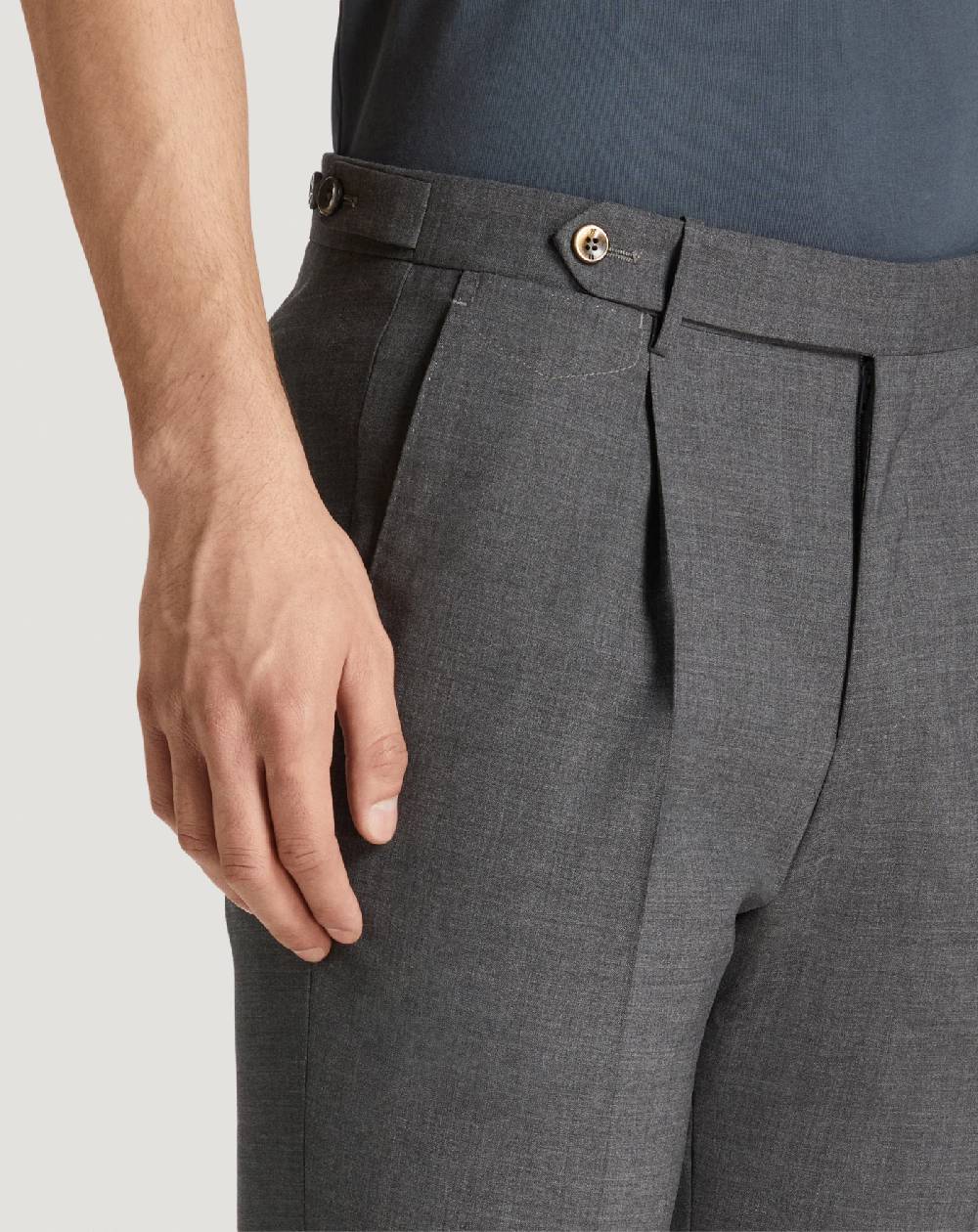 Pt Torino Pantaloni Gentleman in lana four season Qualità