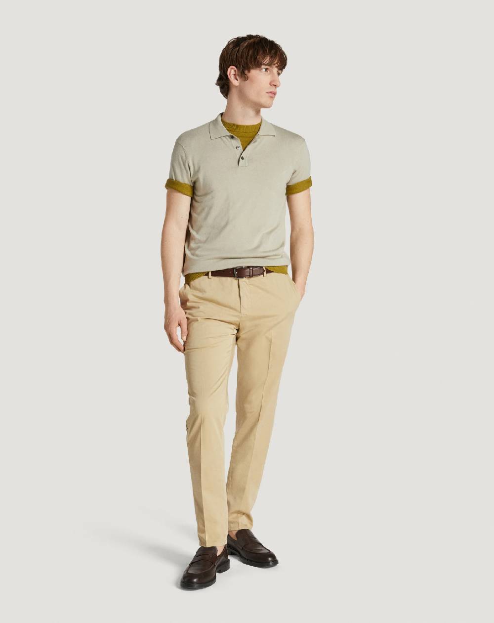Pt Torino Pantaloni Slim in silkochino Promozione