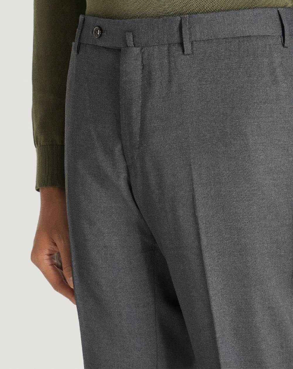 Pt Torino Pantaloni Slim in lana four season Spedizione Gratuita