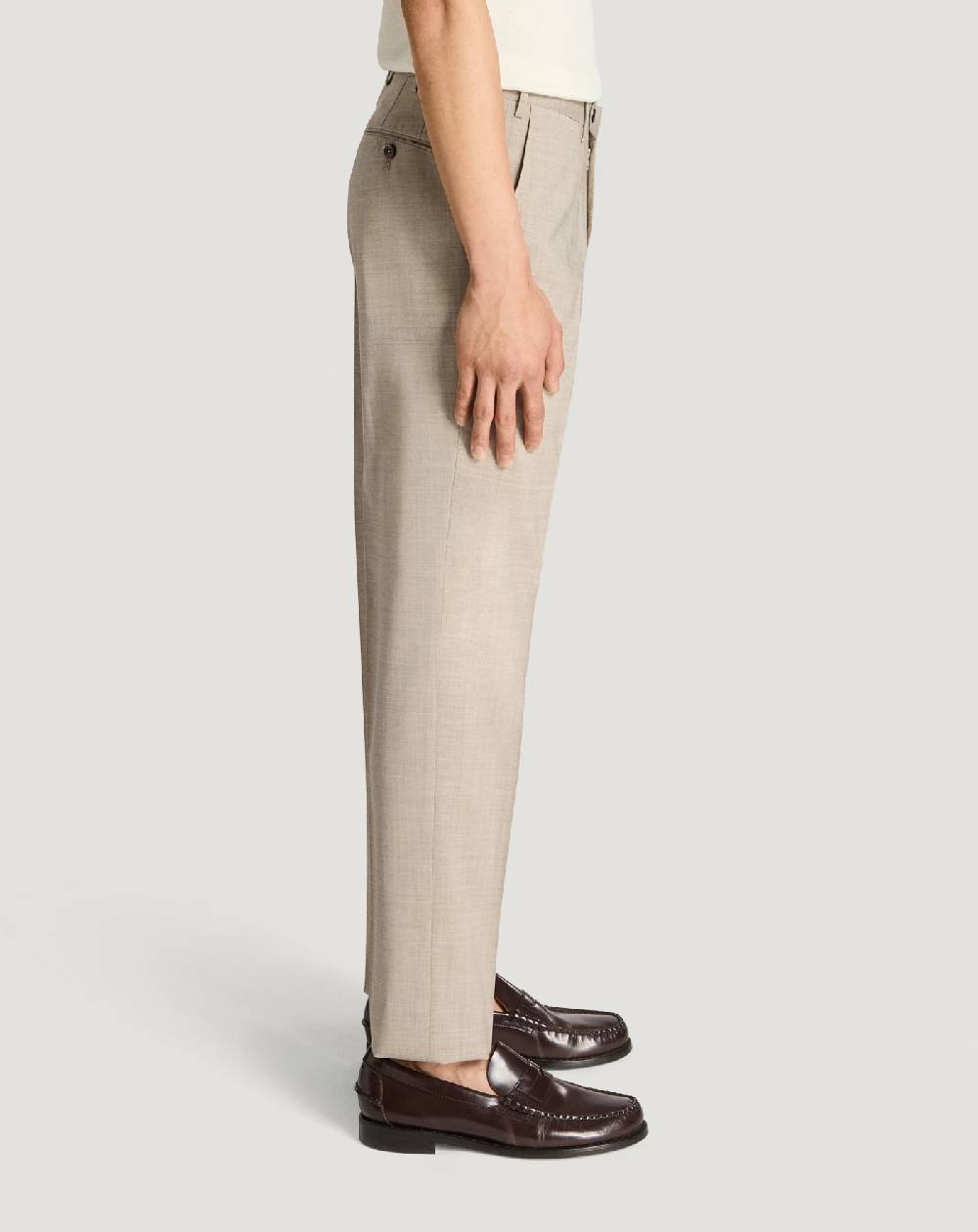 Pt Torino Pantaloni Slim in lana four season Economico