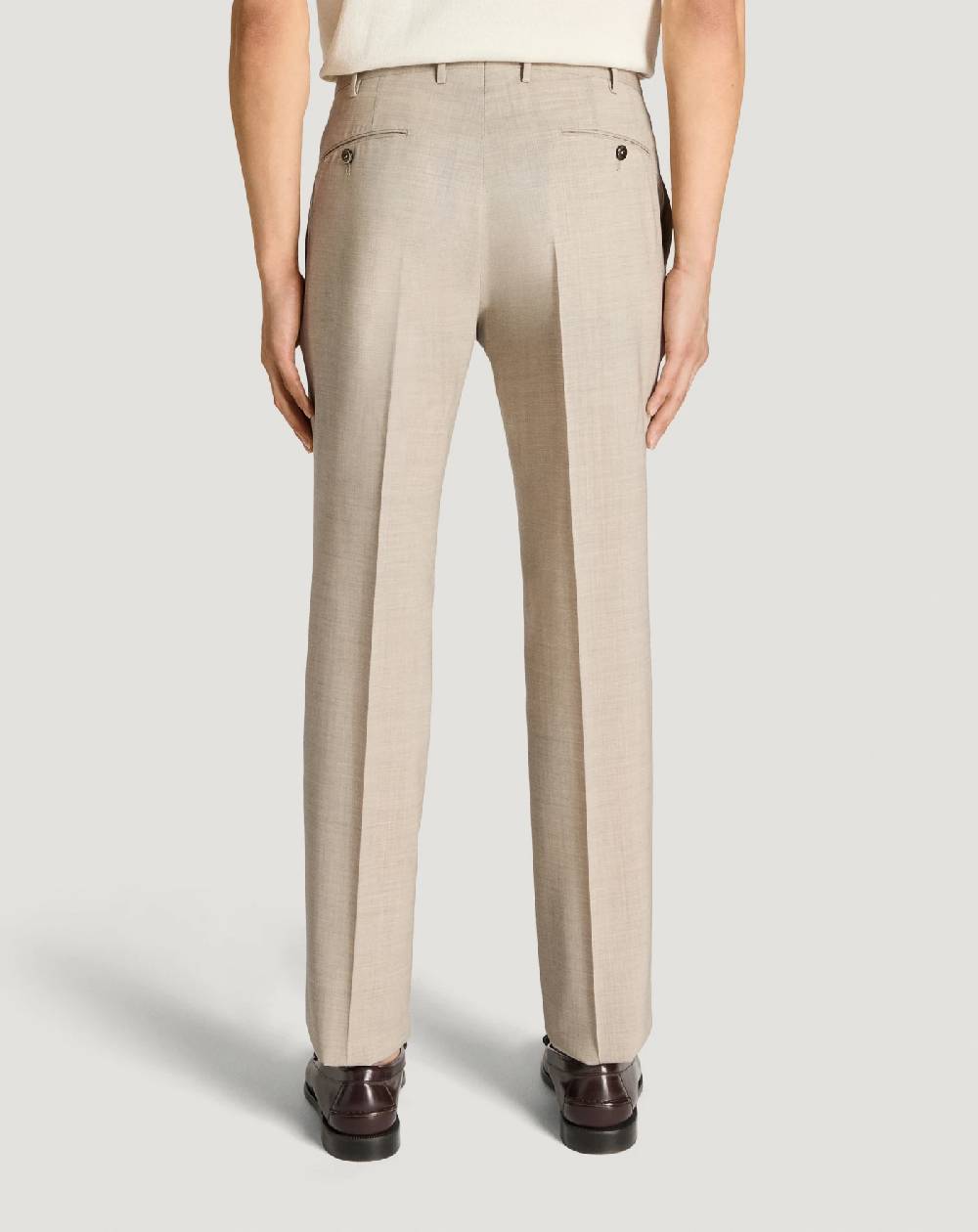 Pt Torino Pantaloni Slim in lana four season Economico