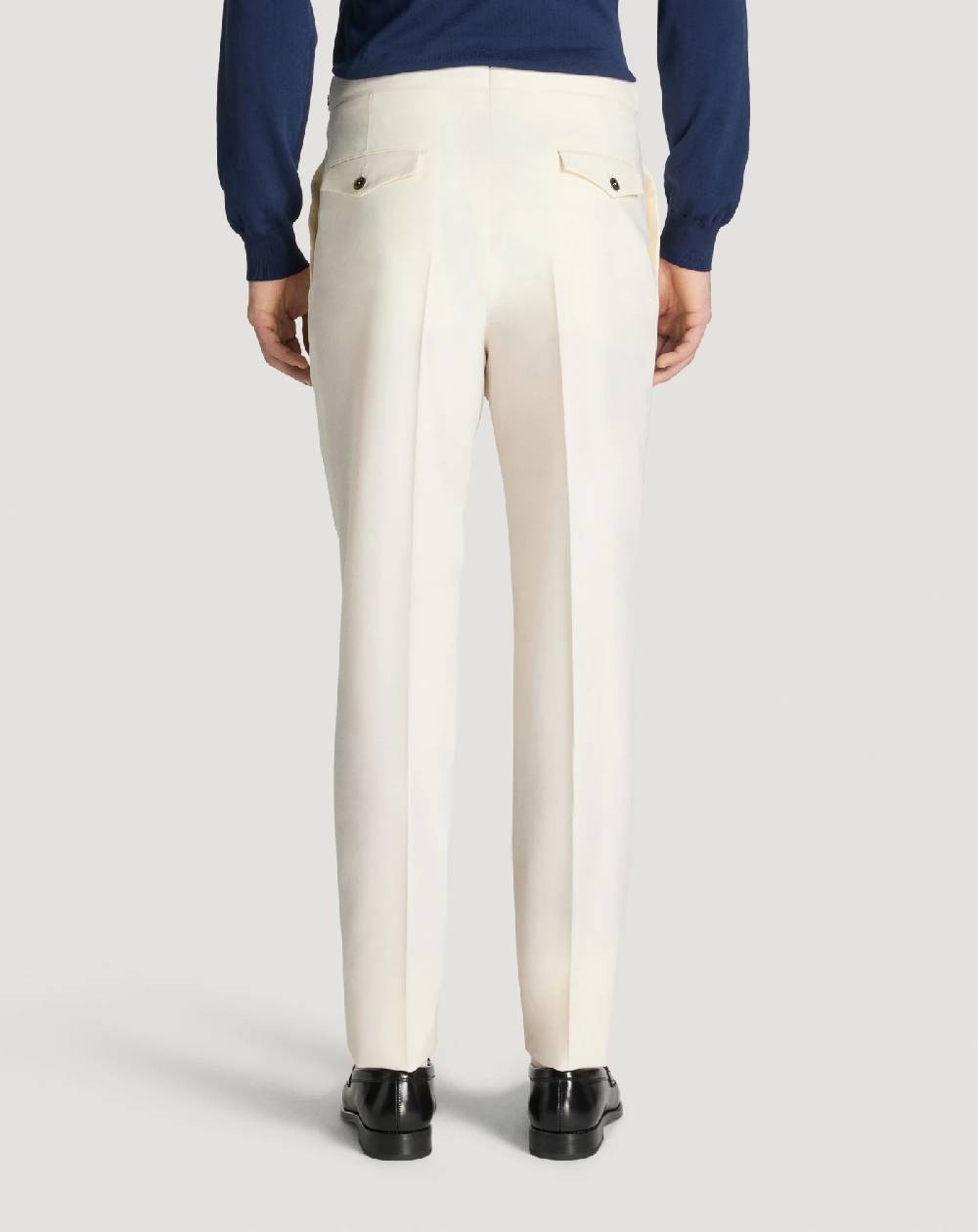 Pt Torino Pantaloni Gentleman in lana tropical Prezzo Ridotto