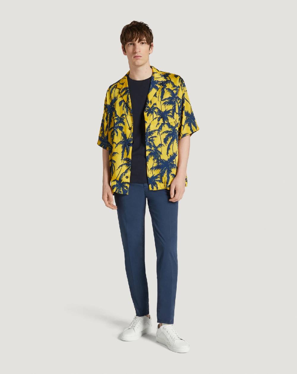 Pt Torino Pantaloni Slim in gabardina stretch Offerta