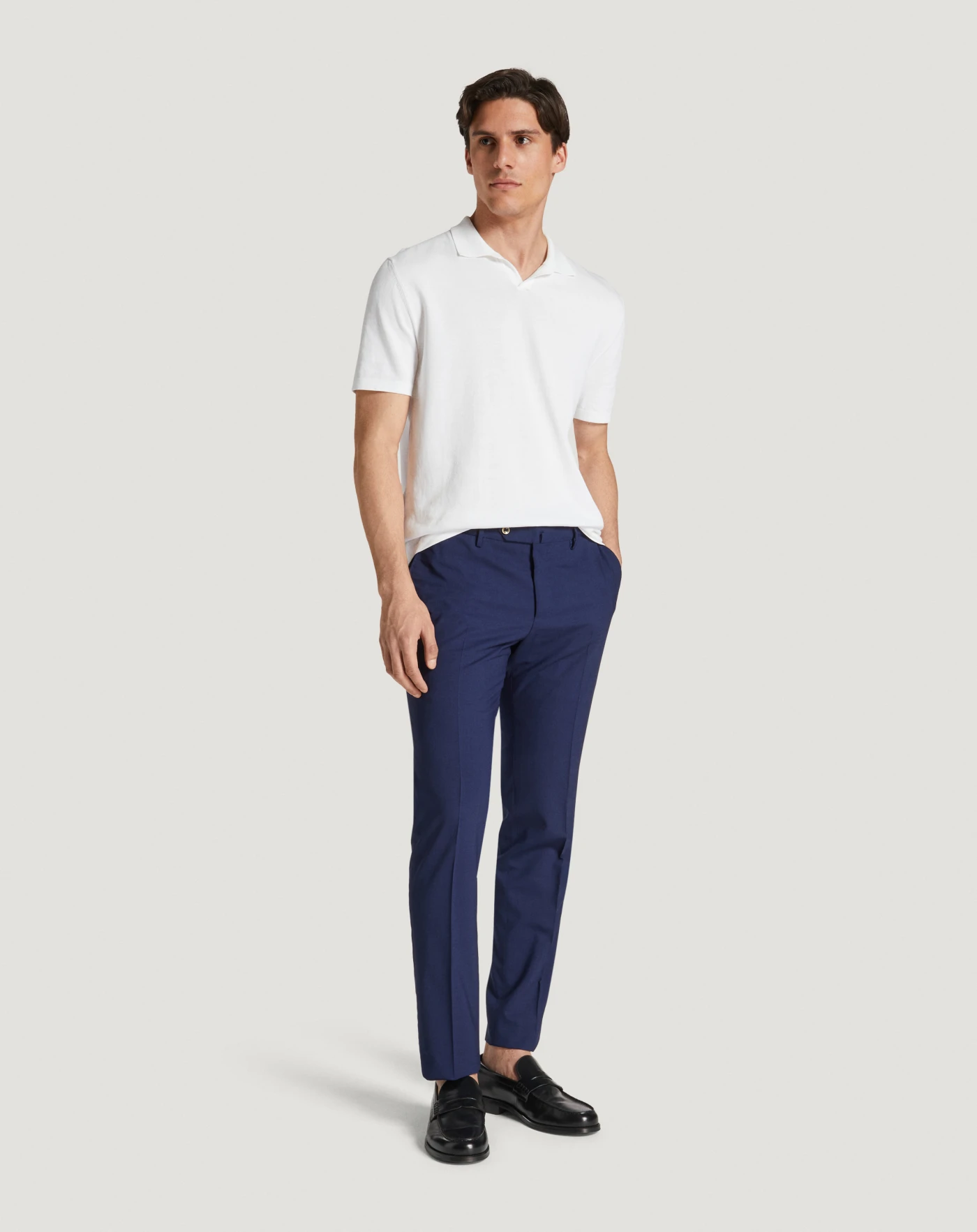 Pt Torino Pantaloni Slim in lana four season Economico