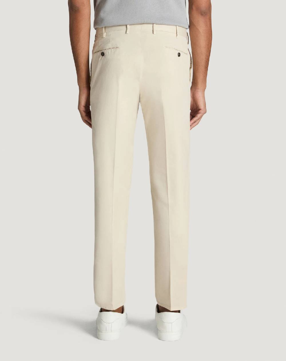 Pt Torino Pantaloni Slim in gabardina stretch In Vendita