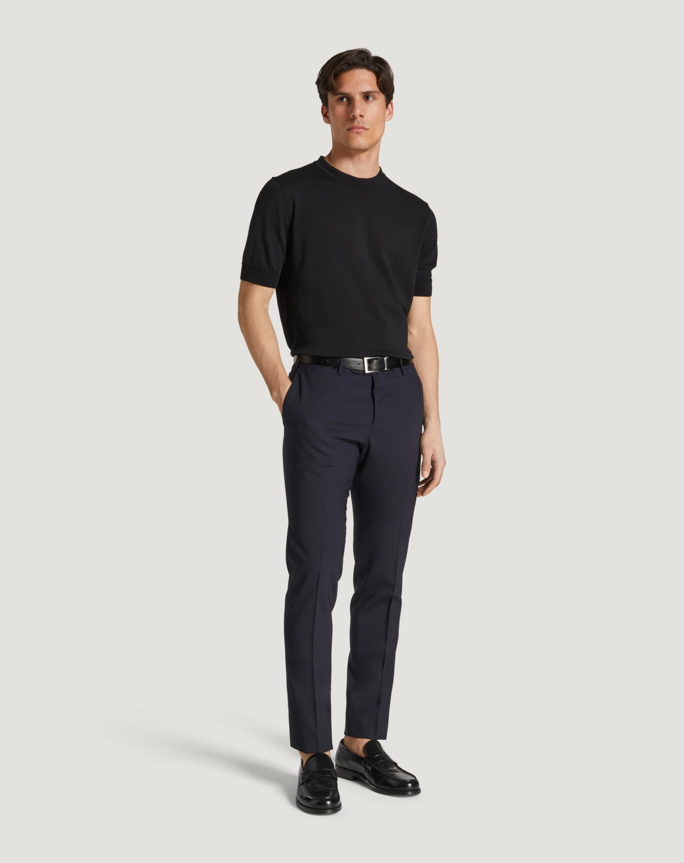 Pt Torino Pantaloni Slim in lana four season Offerte